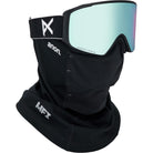 Anon M4S Cylindrical Goggles Black Perceive Variable Blue + MFI Face Mask & Bonus Lens Goggles