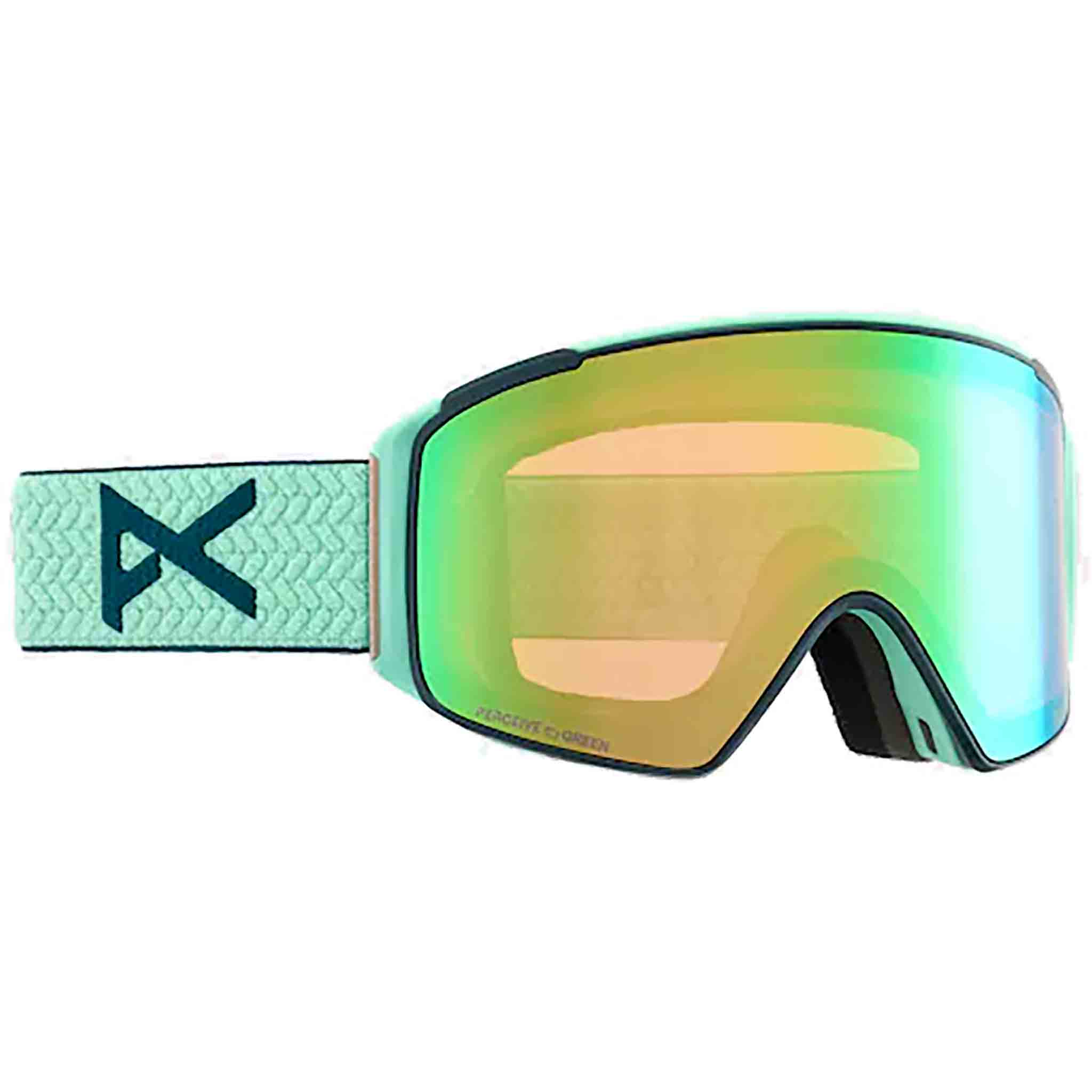 Anon M4S Cylindrical Low Bridge Goggle Deep Emerald Variable Blue 2025 Goggles