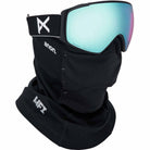Anon M4S Toric Low Bridge Goggle + Bonus Lens + MFI Face Mask Black Perceive Variable Blue 2026 Goggles