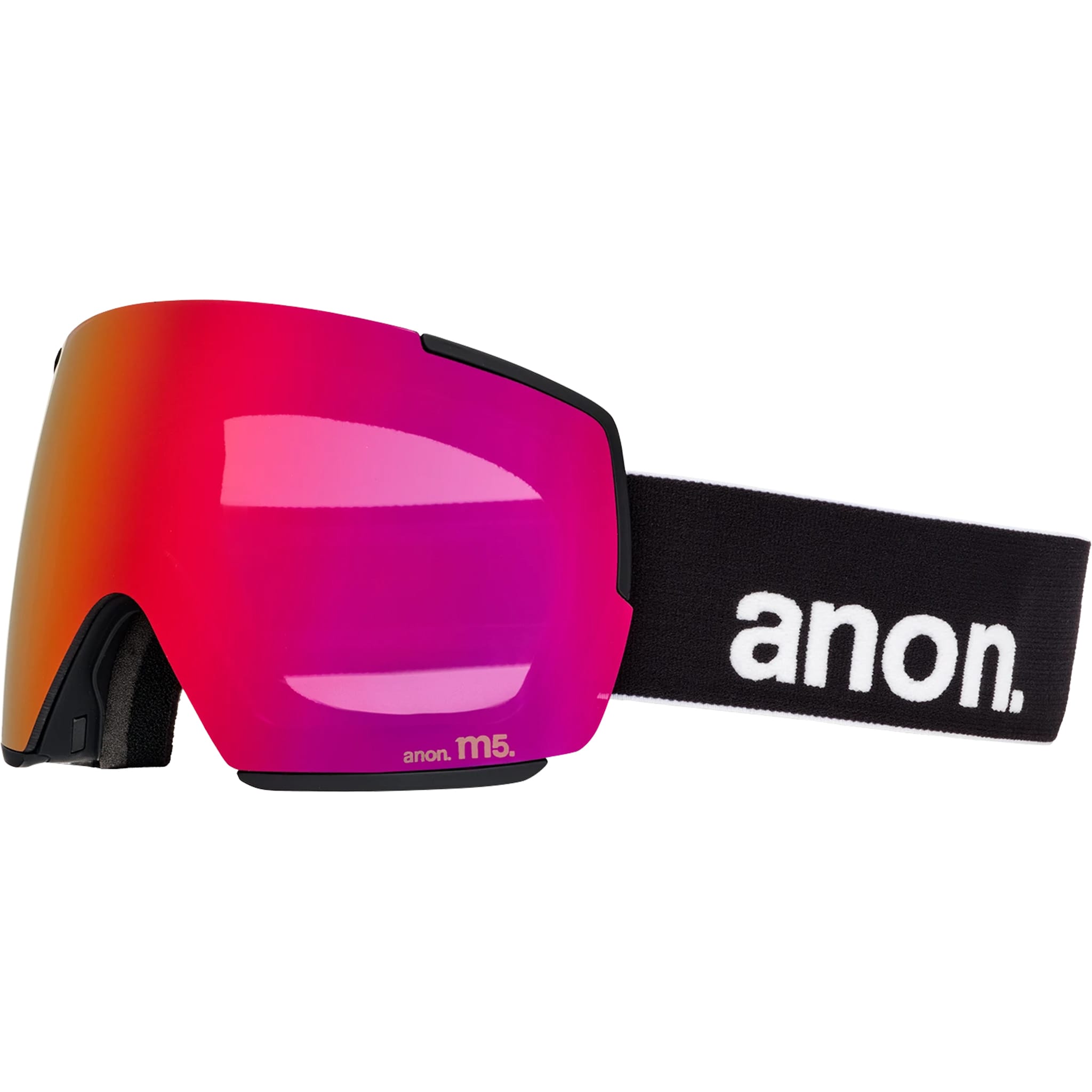 Anon M5 Goggle Black Perceive Sunny Red + Bonus Lens + MFI Face Mask 2027 Goggles