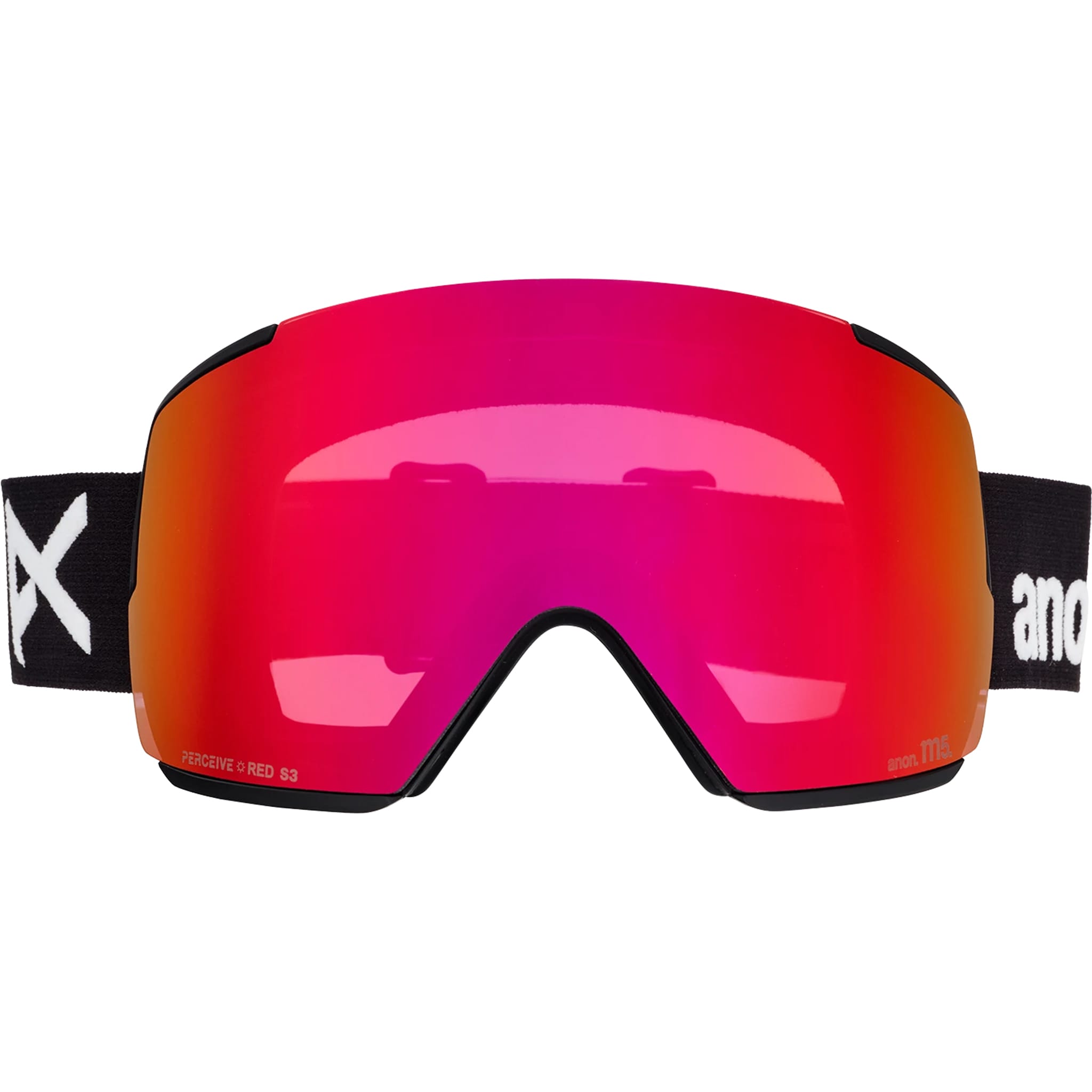 Anon M5 Goggle Black Perceive Sunny Red + Bonus Lens + MFI Face Mask 2027 Goggles