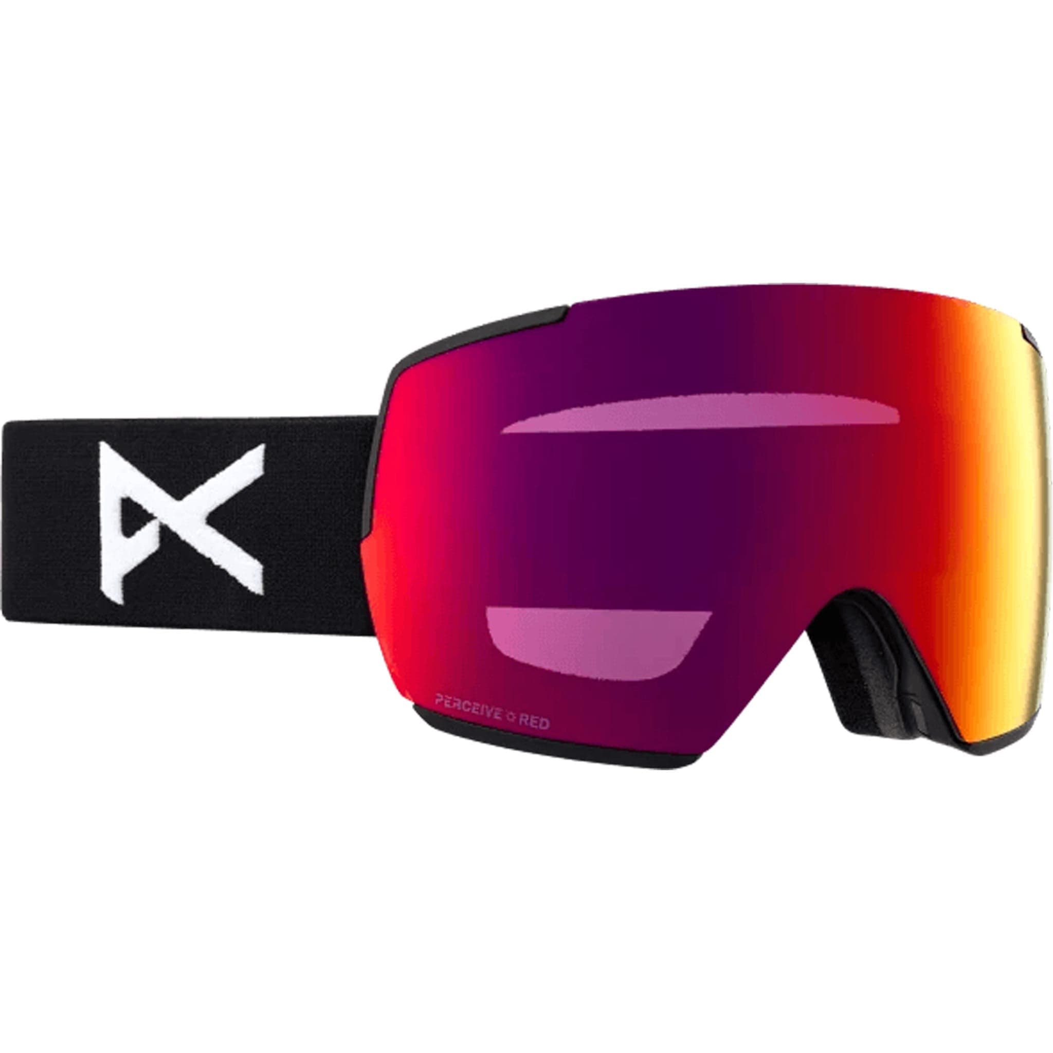 Anon M5 Low Bridge Goggle Black Sunny Red 2025 Goggles