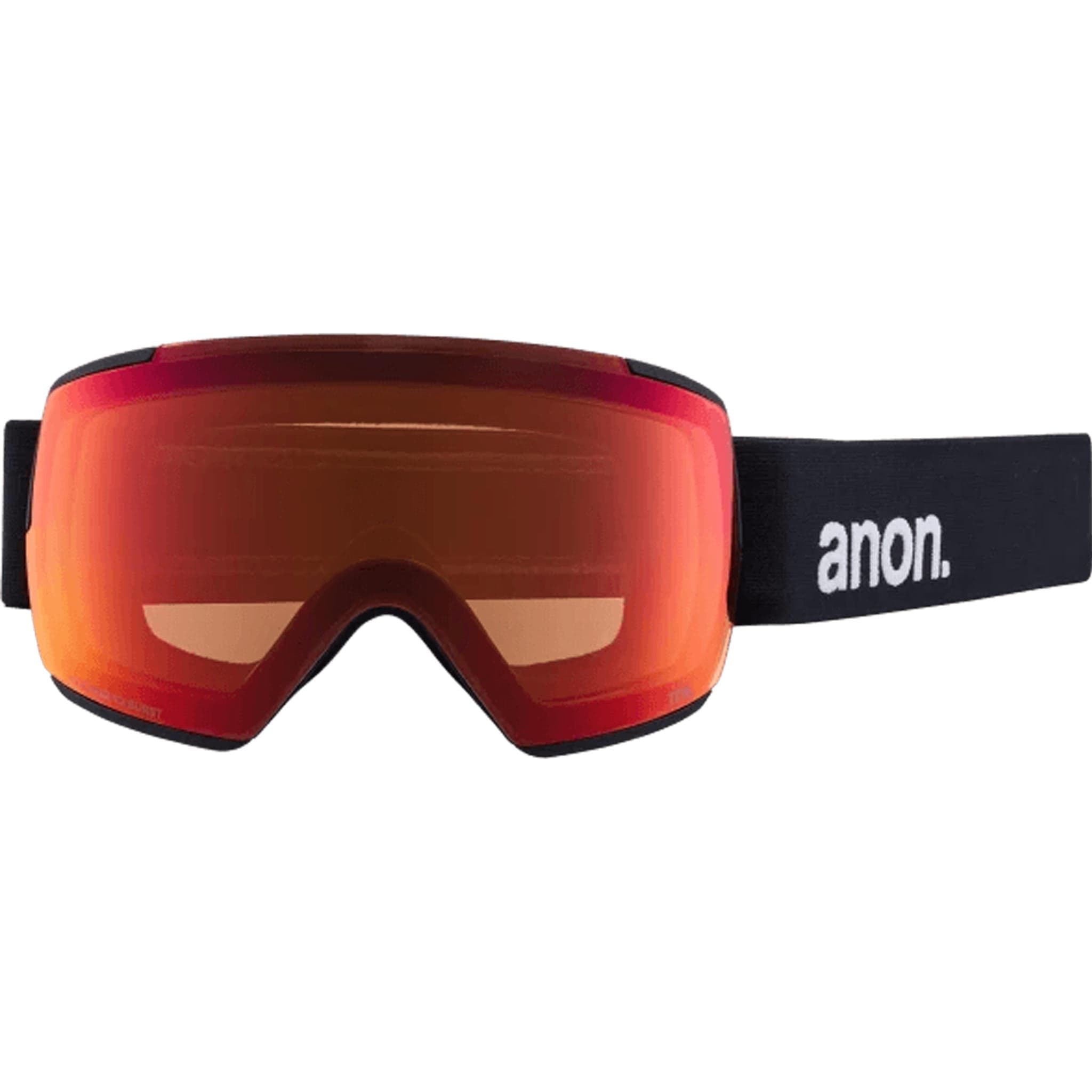 Anon M5 Low Bridge Goggle Black Sunny Red 2025 Goggles