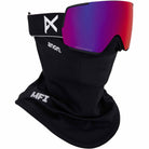 Anon M5 Low Bridge Goggle + Bonus Lens + MFI Face Mask Black Perceive Sunny Red 2026 Goggles