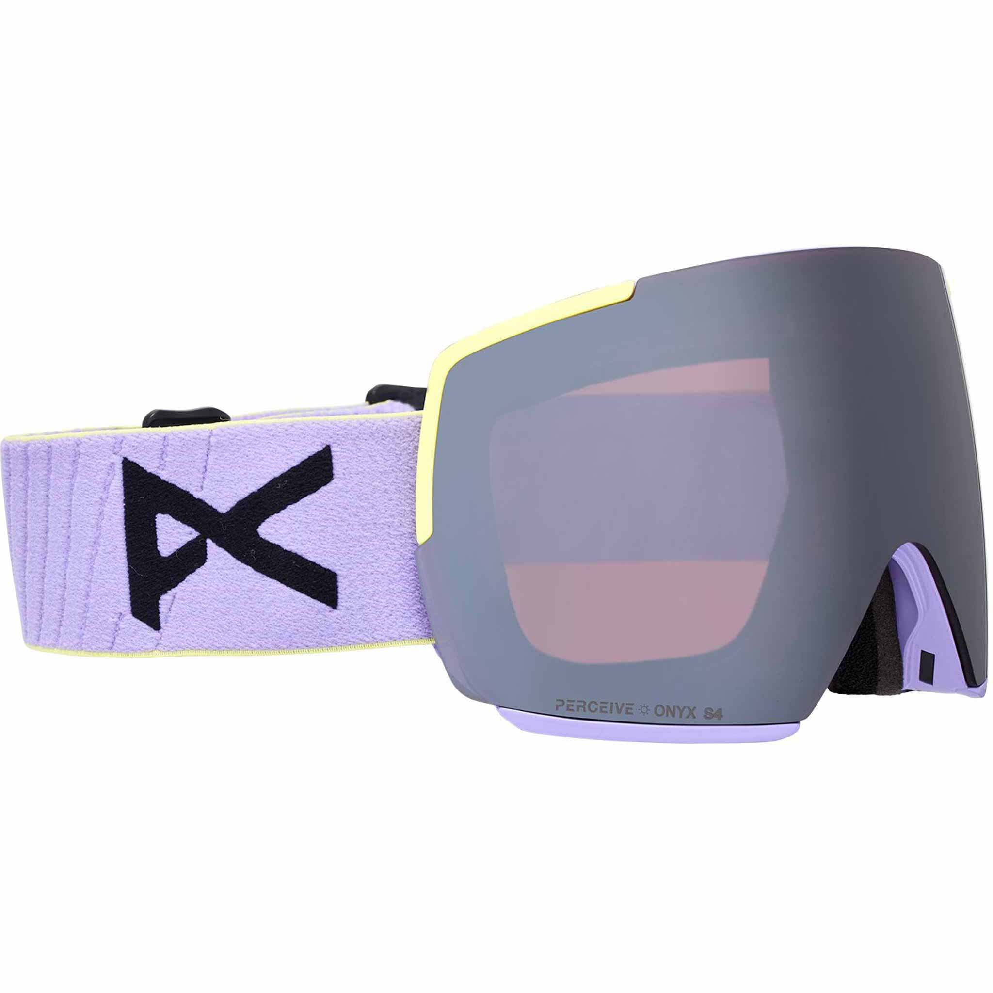 Anon M5 Low Bridge Goggle + Bonus Lens + MFI Face Mask Hyper Lilac Perceive Sunny Onyx 2026 Goggles
