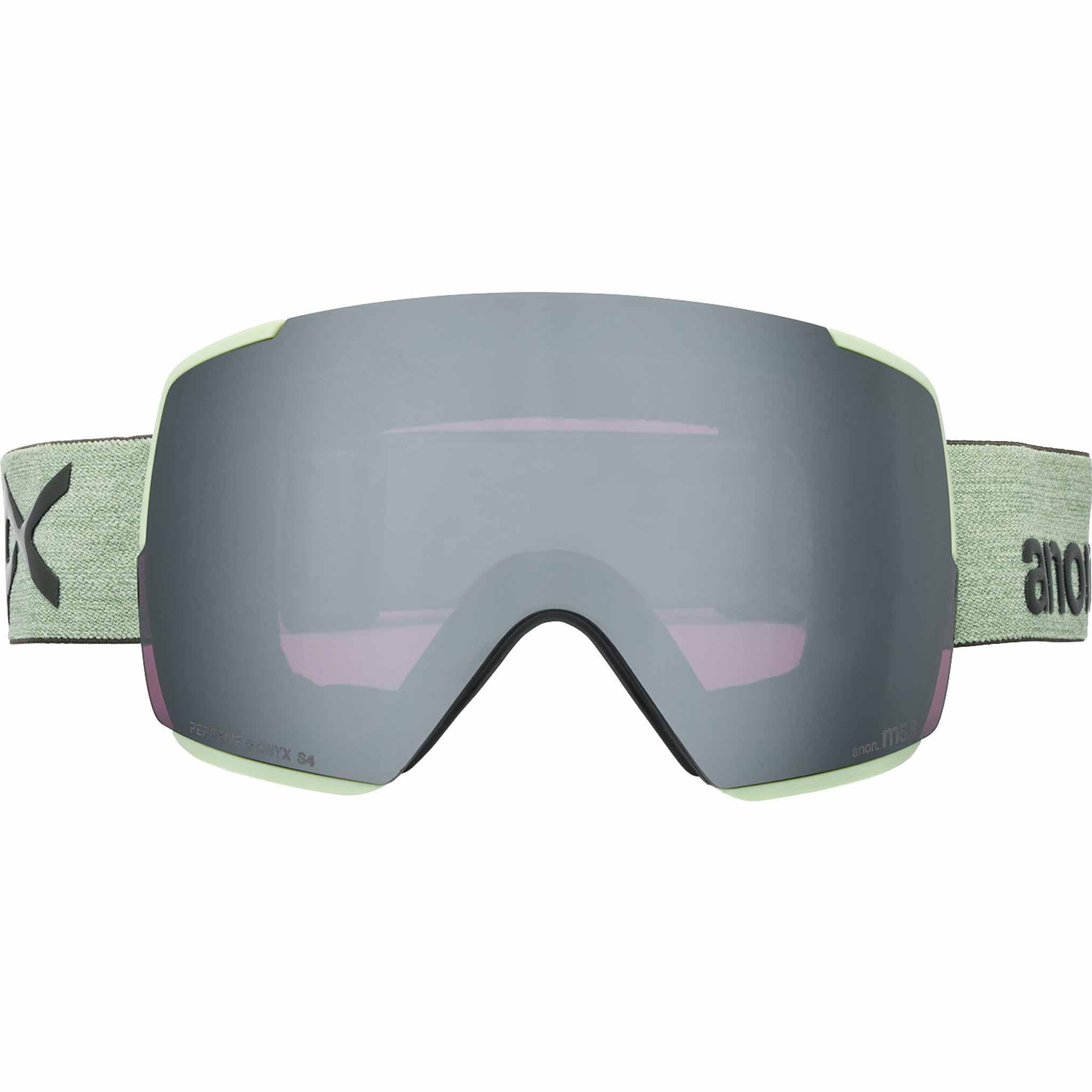 Anon M5S Low Bridge Goggle + Bonus Lens + MFI Face Mask Soft Sage Perceive Sunny Onyx 2026 Goggles