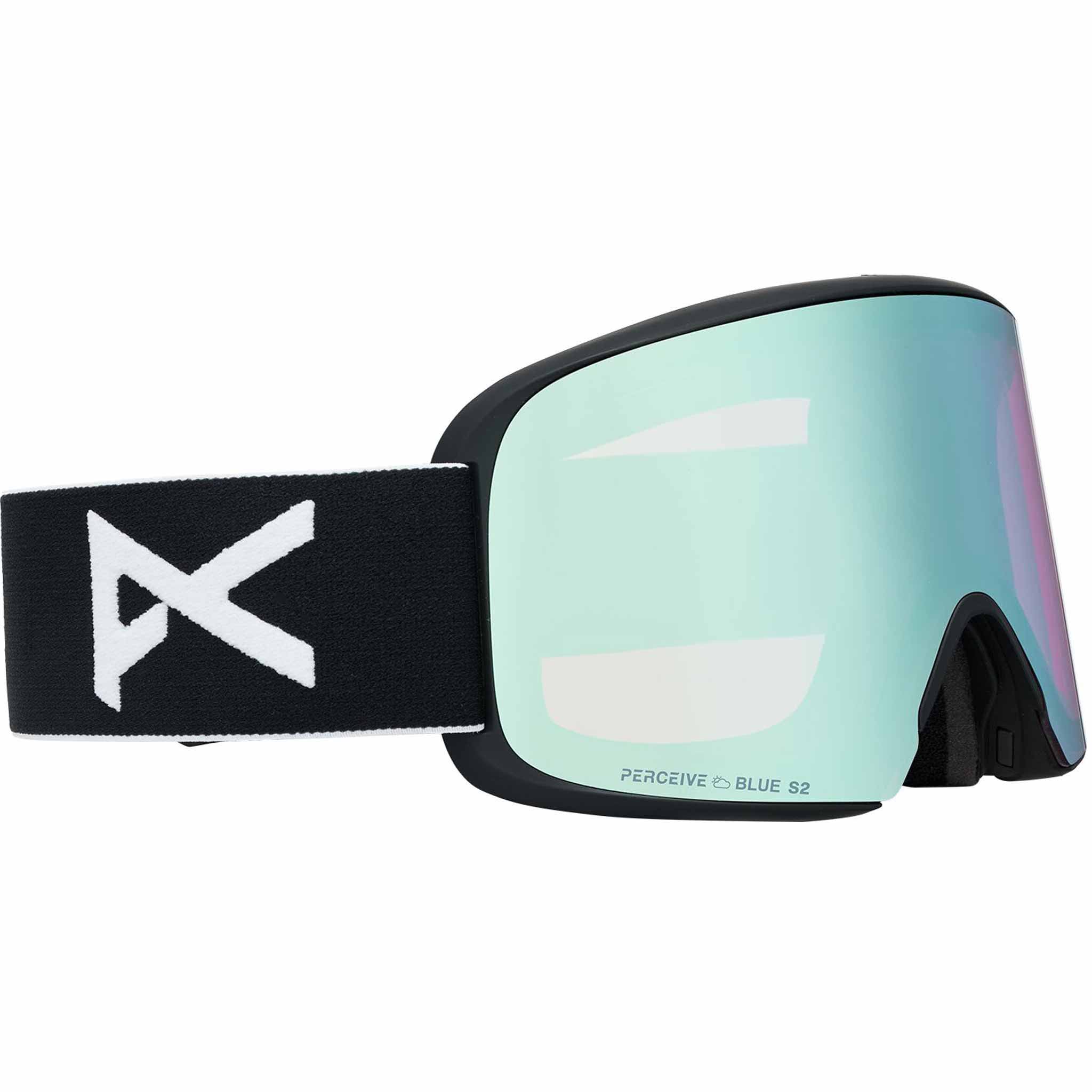 Anon M6 Low Bridge Goggle Black Perceive Variable Blue 2026 Goggles
