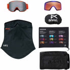 Anon M6 Low Bridge Goggle Fiesta Red Perceive Sunny Onyx 2026 Goggles