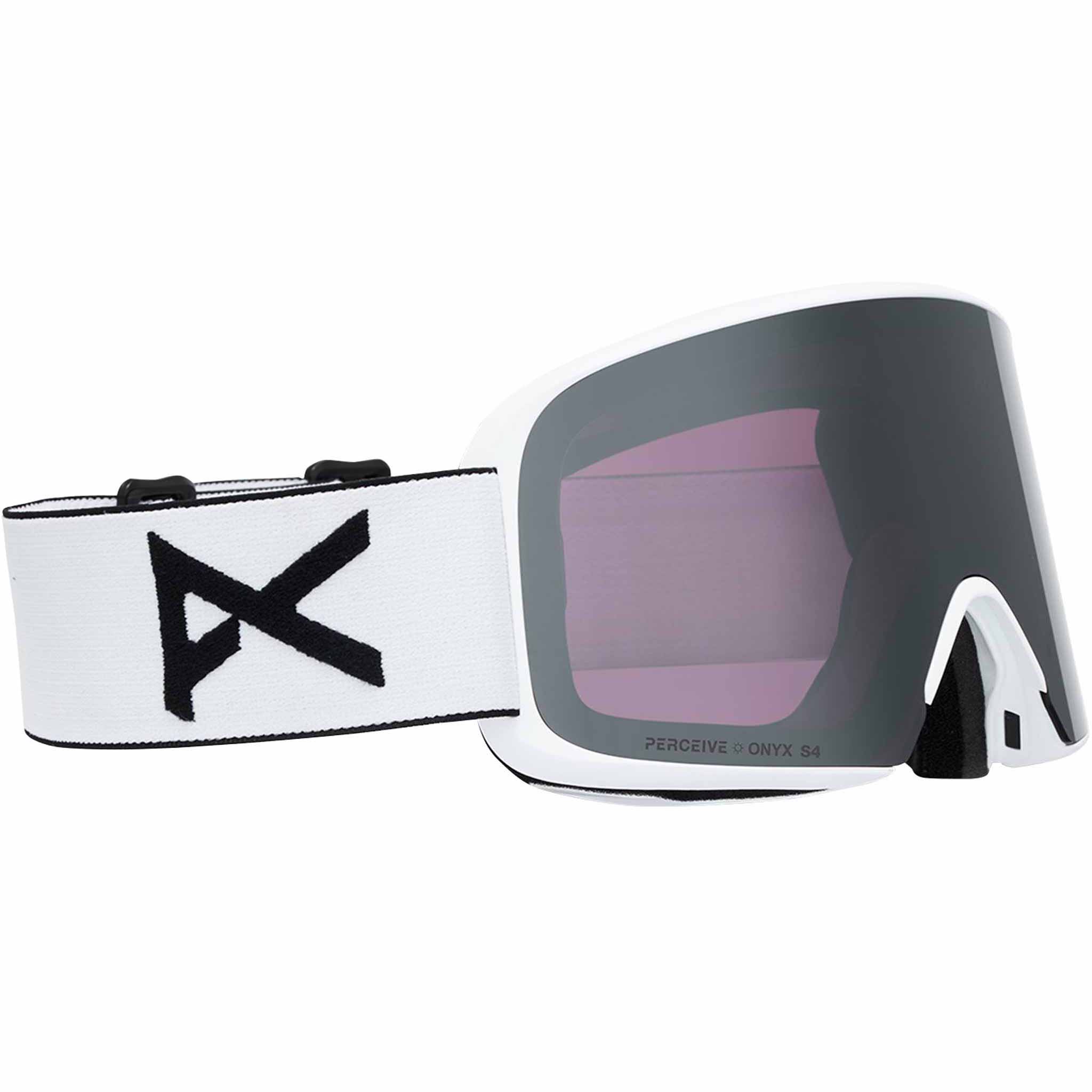 Anon M6 Low Bridge Goggle White Perceive Sunny Onyx 2026 Goggles