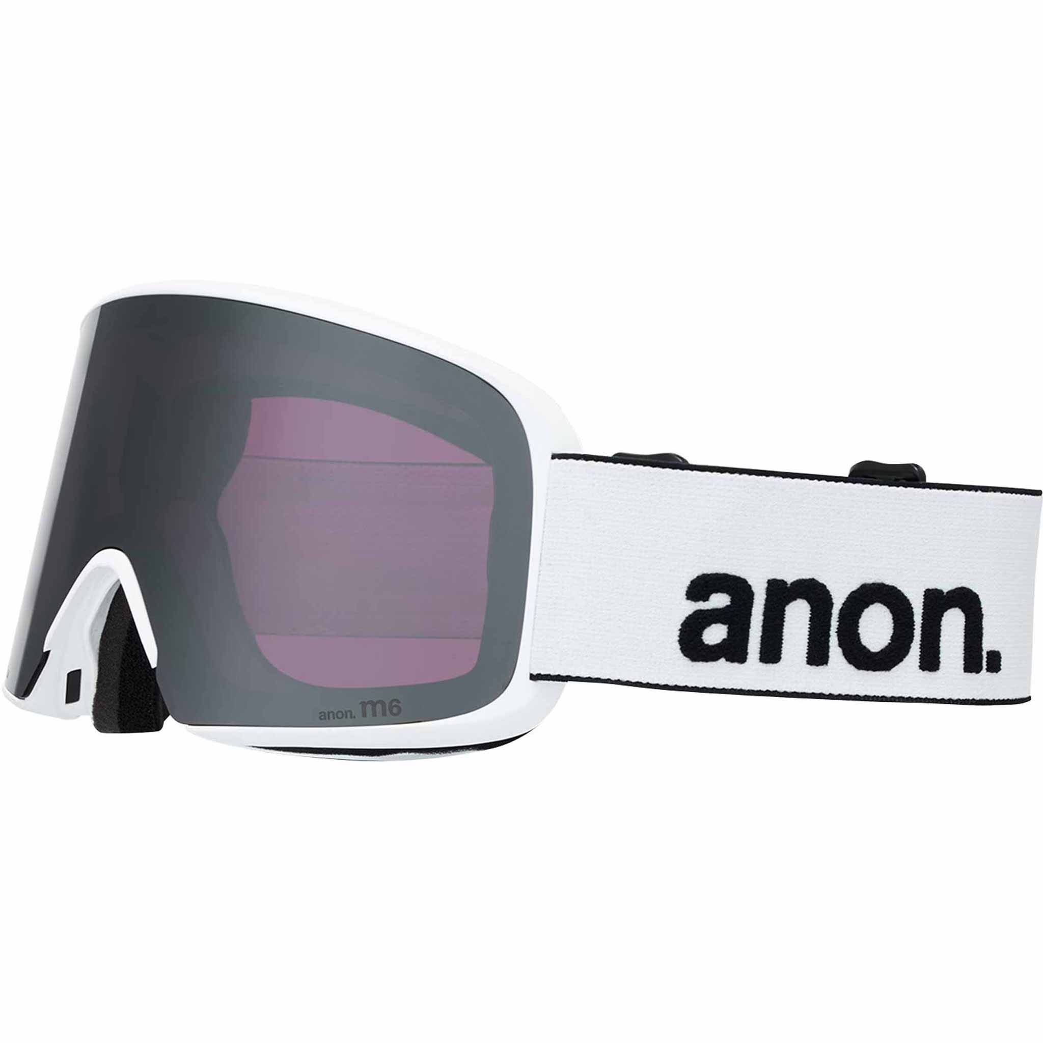 Anon M6 Low Bridge Goggle White Perceive Sunny Onyx 2026 Goggles