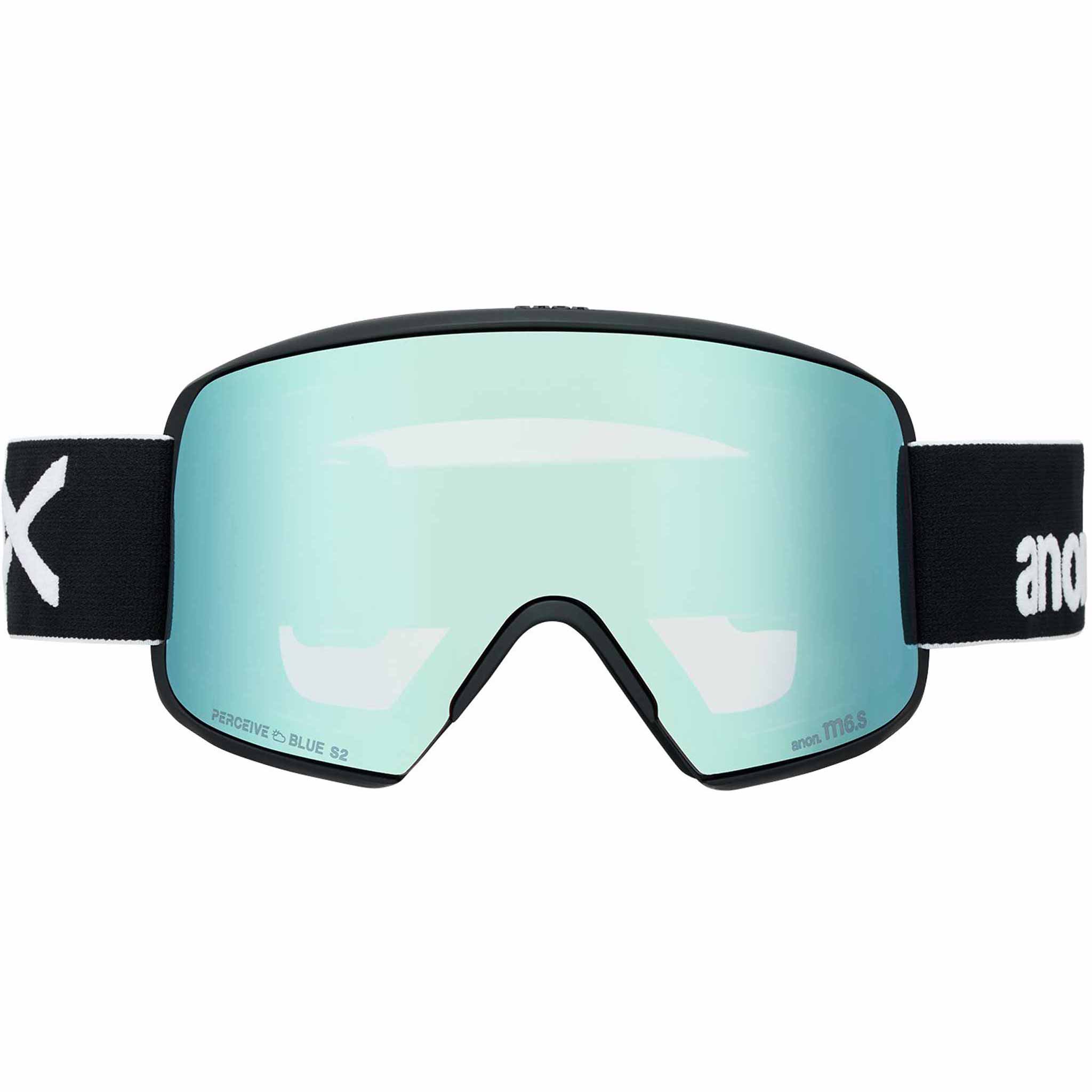 Anon M6S Low Bridge Goggle Black Perceive Variable Blue 2026 Goggles
