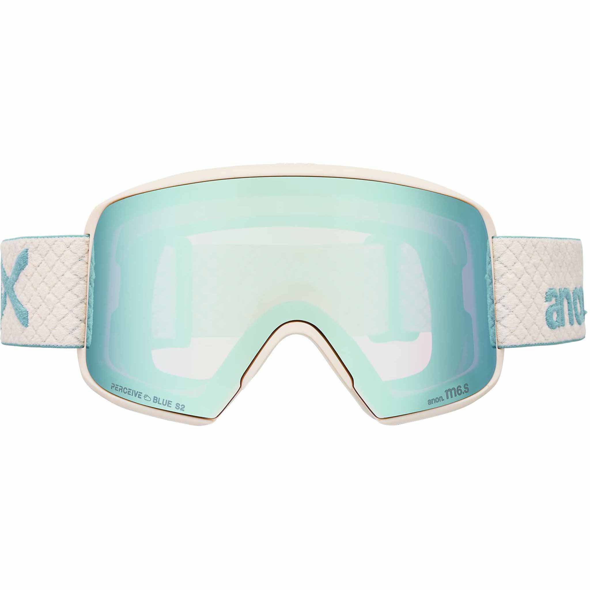 Anon M6S Low Bridge Goggle Oat Perceive Variable Blue 2026 Goggles