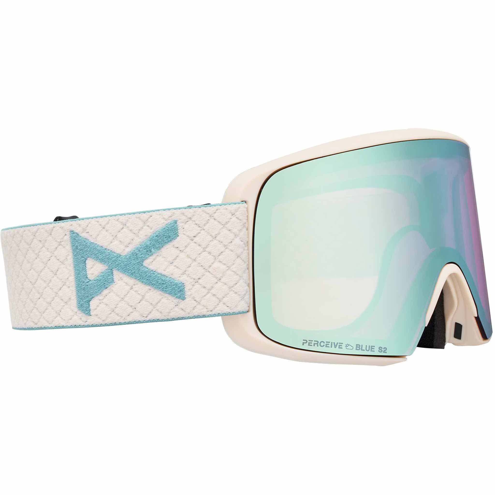 Anon M6S Low Bridge Goggle Oat Perceive Variable Blue 2026 Goggles