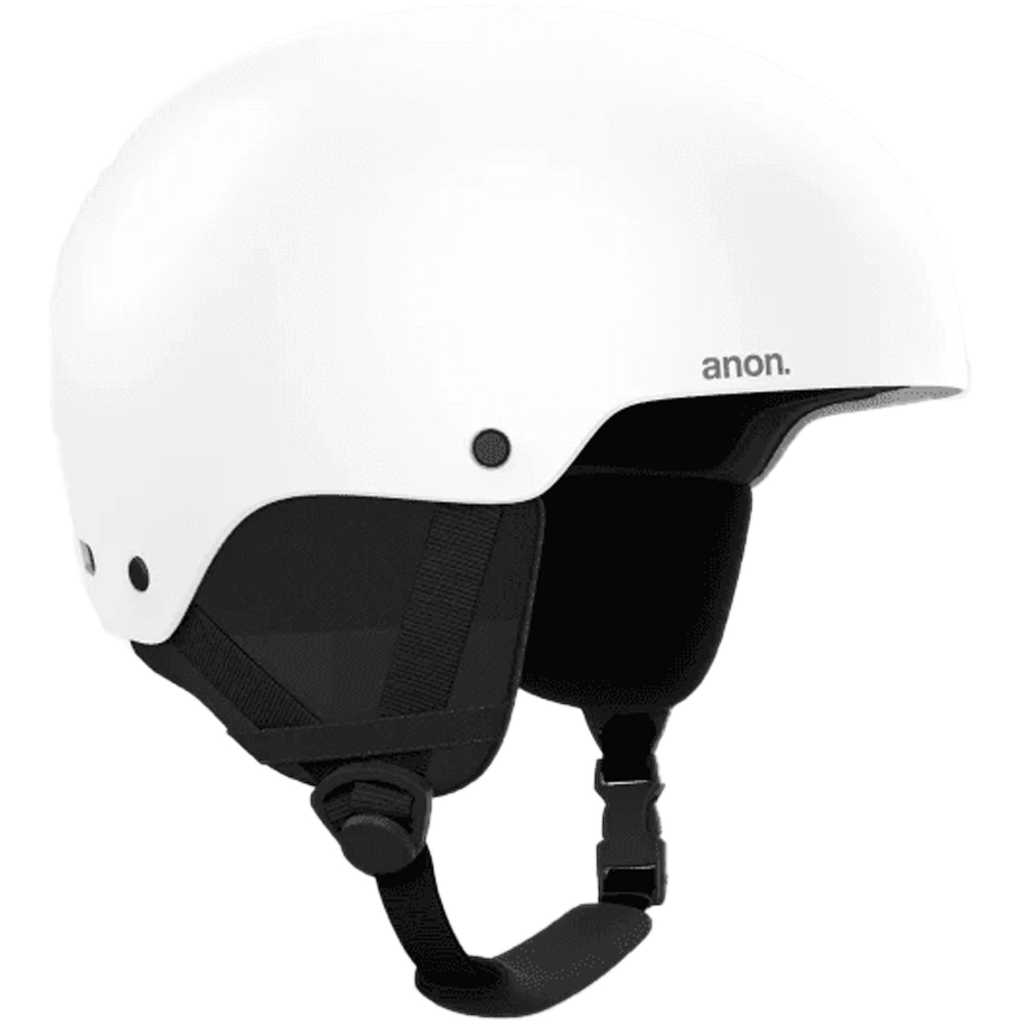 Anon Raider 3 Round Fit Helmet White 2025 Snowboard Helmet