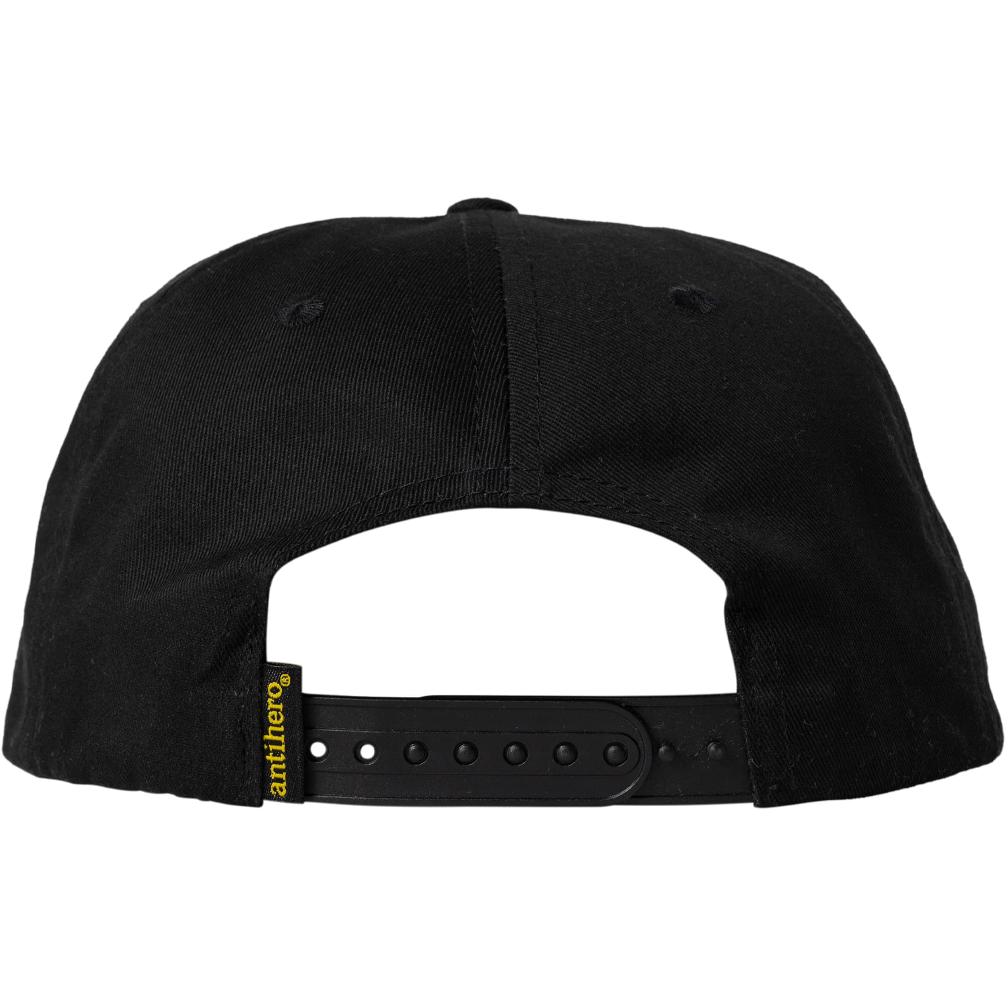 Anti Hero Basic Eagle Snapback Hat Black Gold Hat