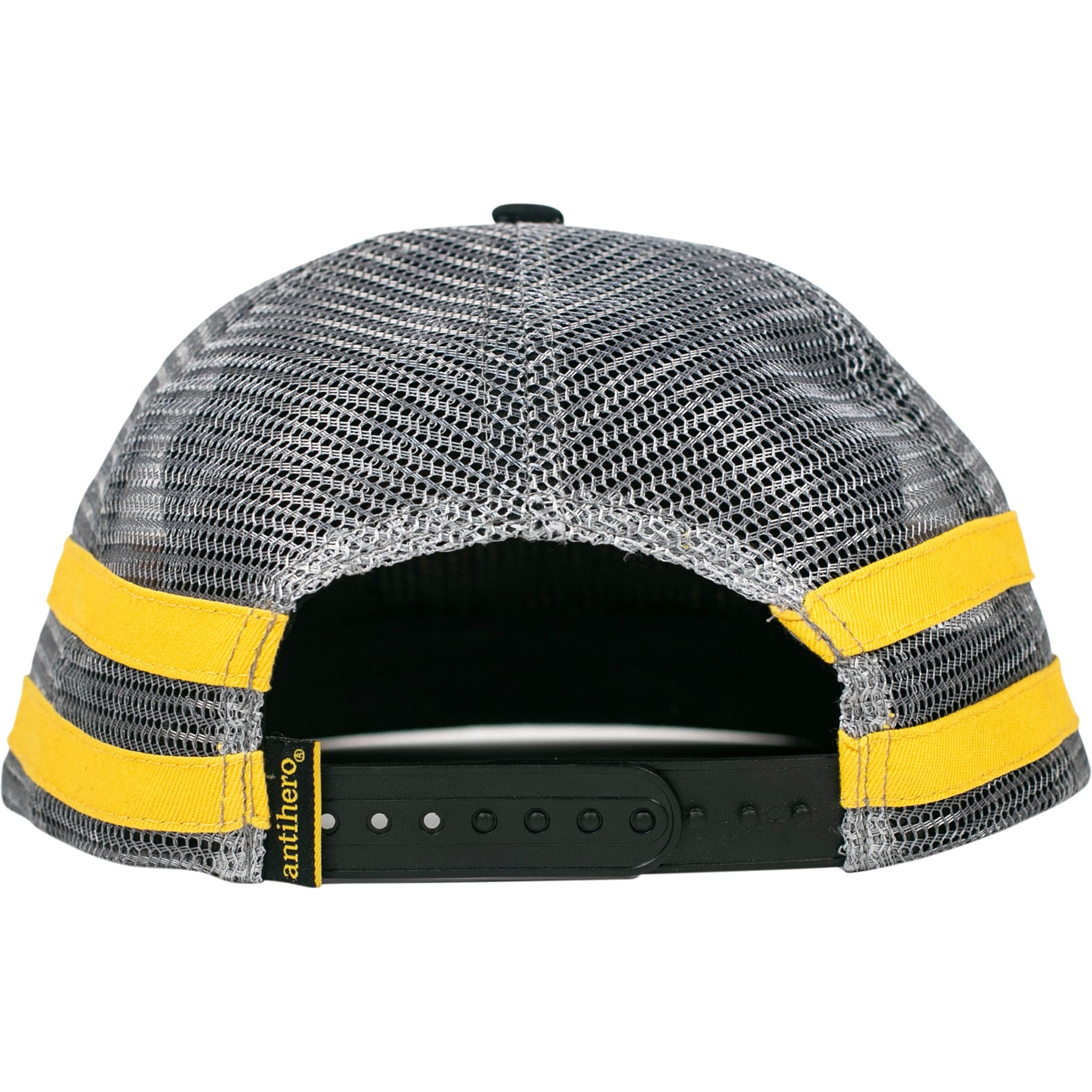 Anti Hero Basic Eagle Snapback Hat Black Yellow Hats