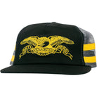 Anti Hero Basic Eagle Snapback Hat Black Yellow Hats