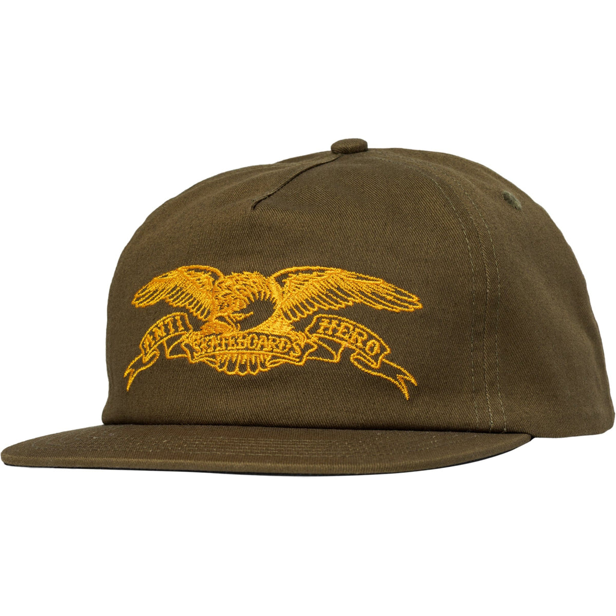 Anti Hero Basic Eagle Snapback Hat Brown – Sanction Skate And Snow