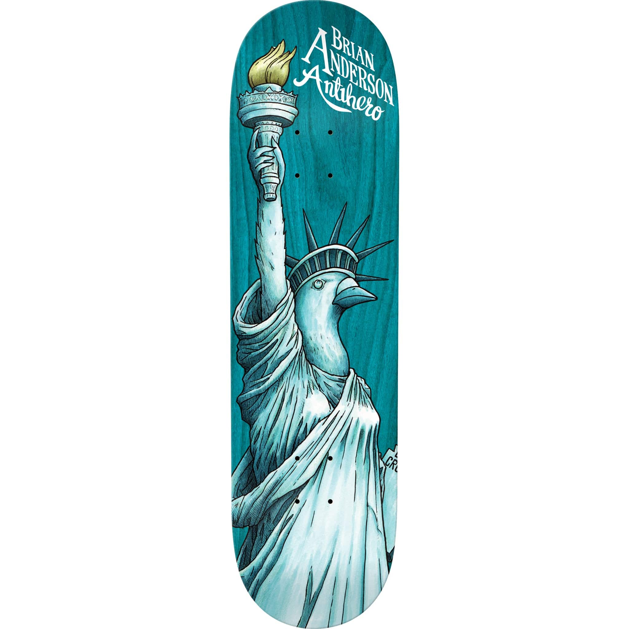 Anti Hero Brian Anderson Libirtdy Skateboard Deck 9" Skateboard