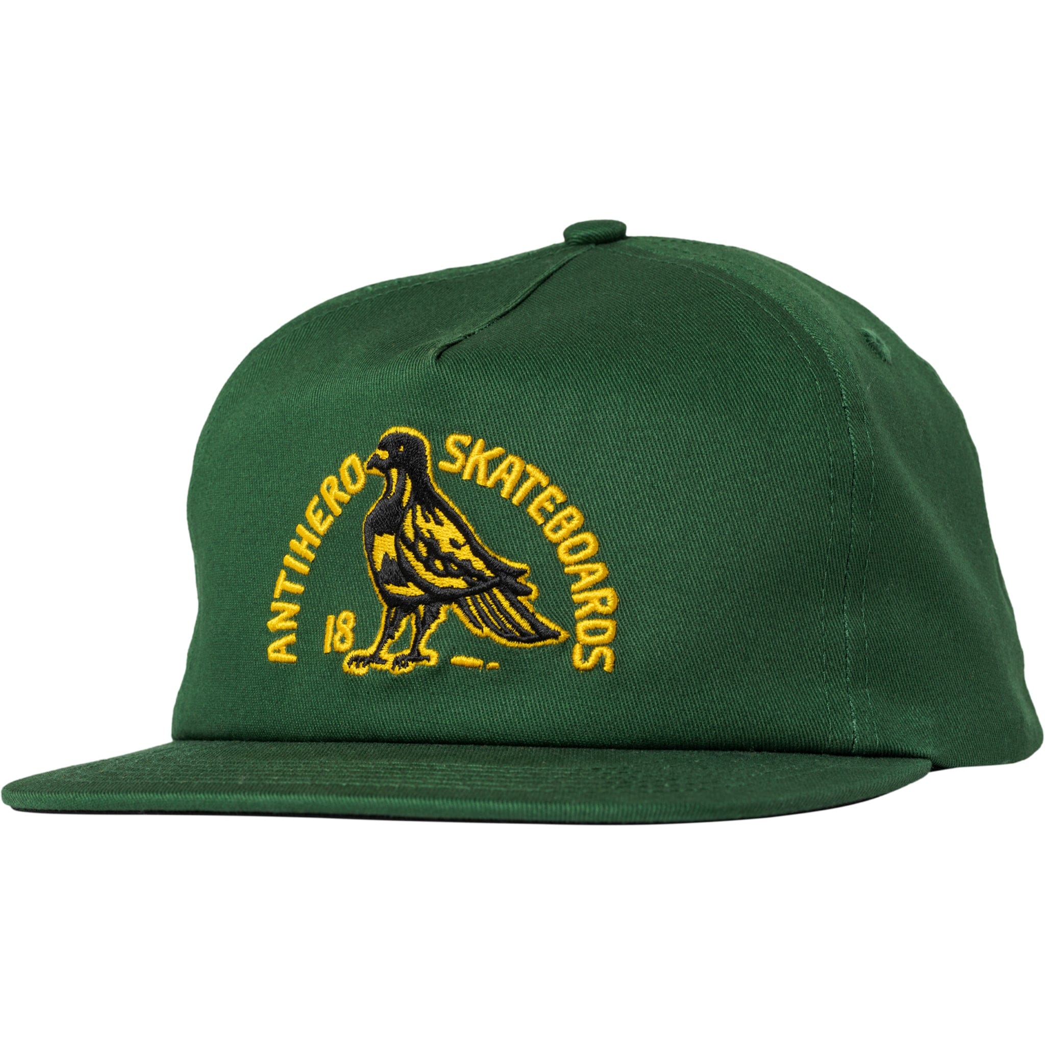 Anti Hero Clubhouse Snapback Green Gold Hats