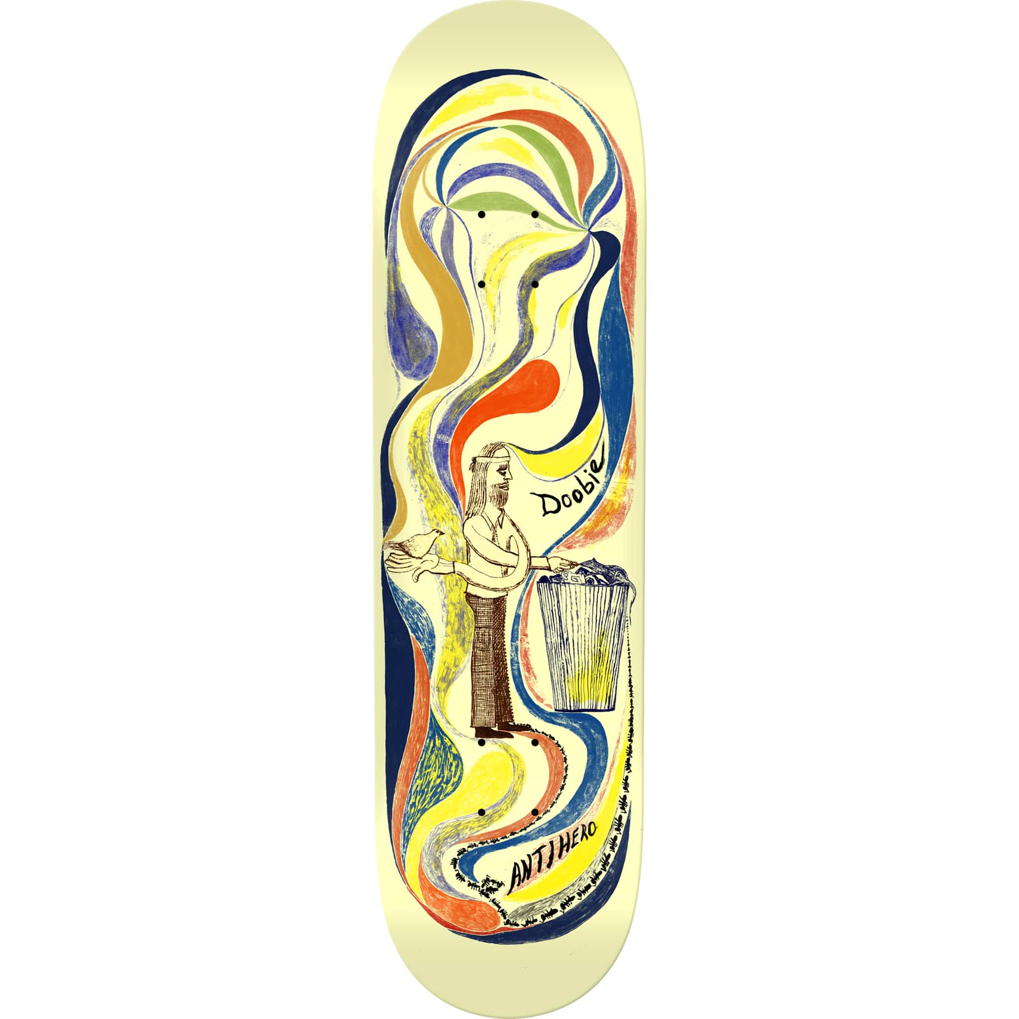 Anti Hero Doobie Expressions Skateboard Deck 8.75" Skateboard