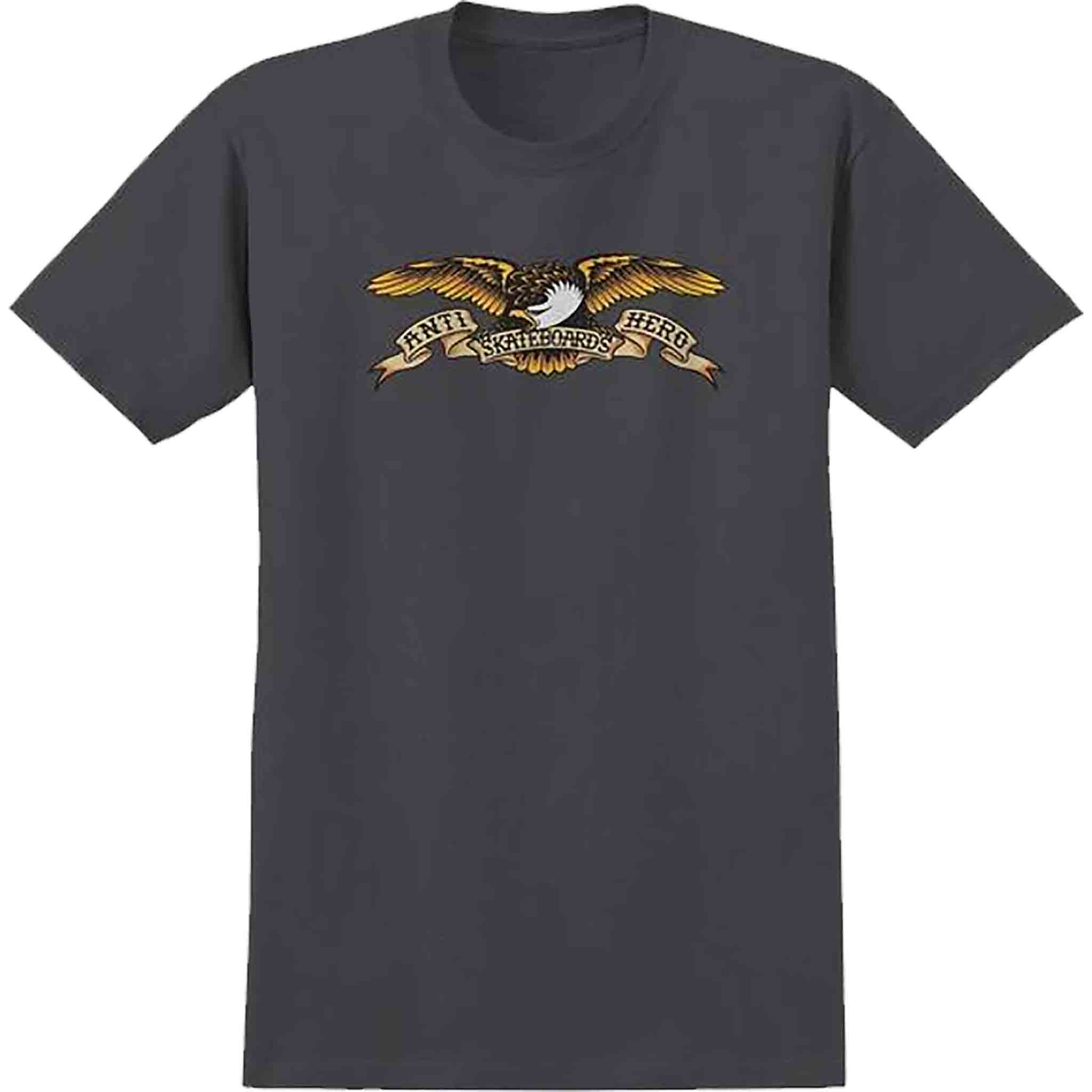 Anti Hero Eagle Tee Charcoal T Shirt