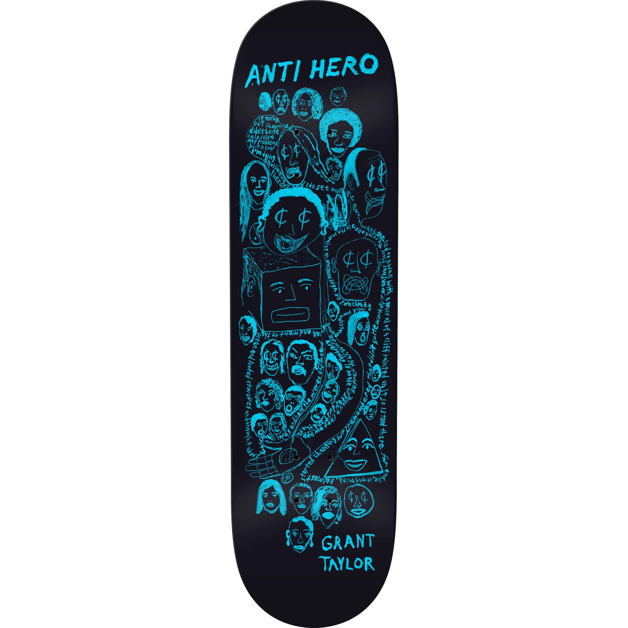 Anti Hero Grant Taylor Expressions DBX Skateboard Deck 8.38" Skateboard