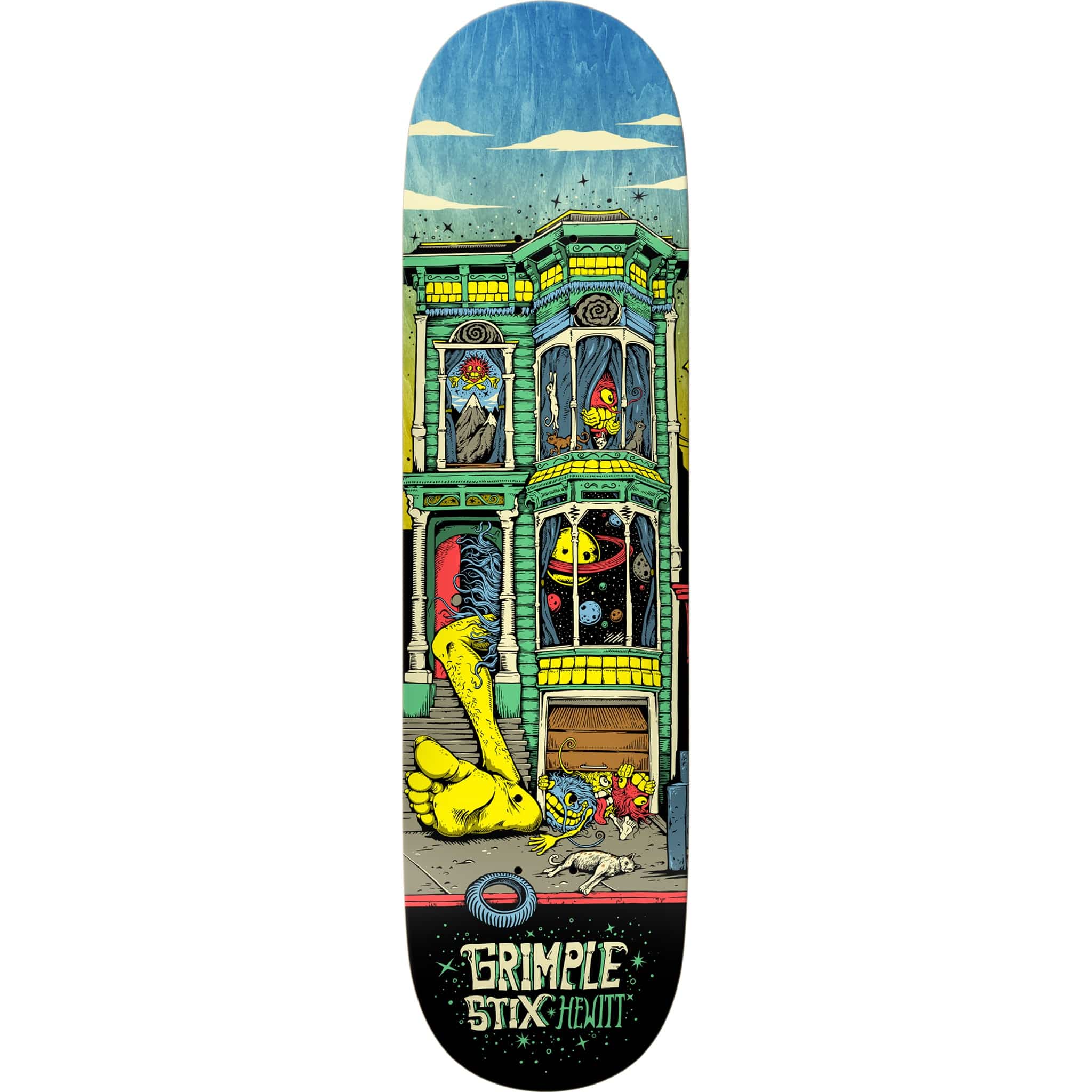Anti Hero Grimple Stix Hewitt Victorians Skateboard Deck 8.5" Skateboard