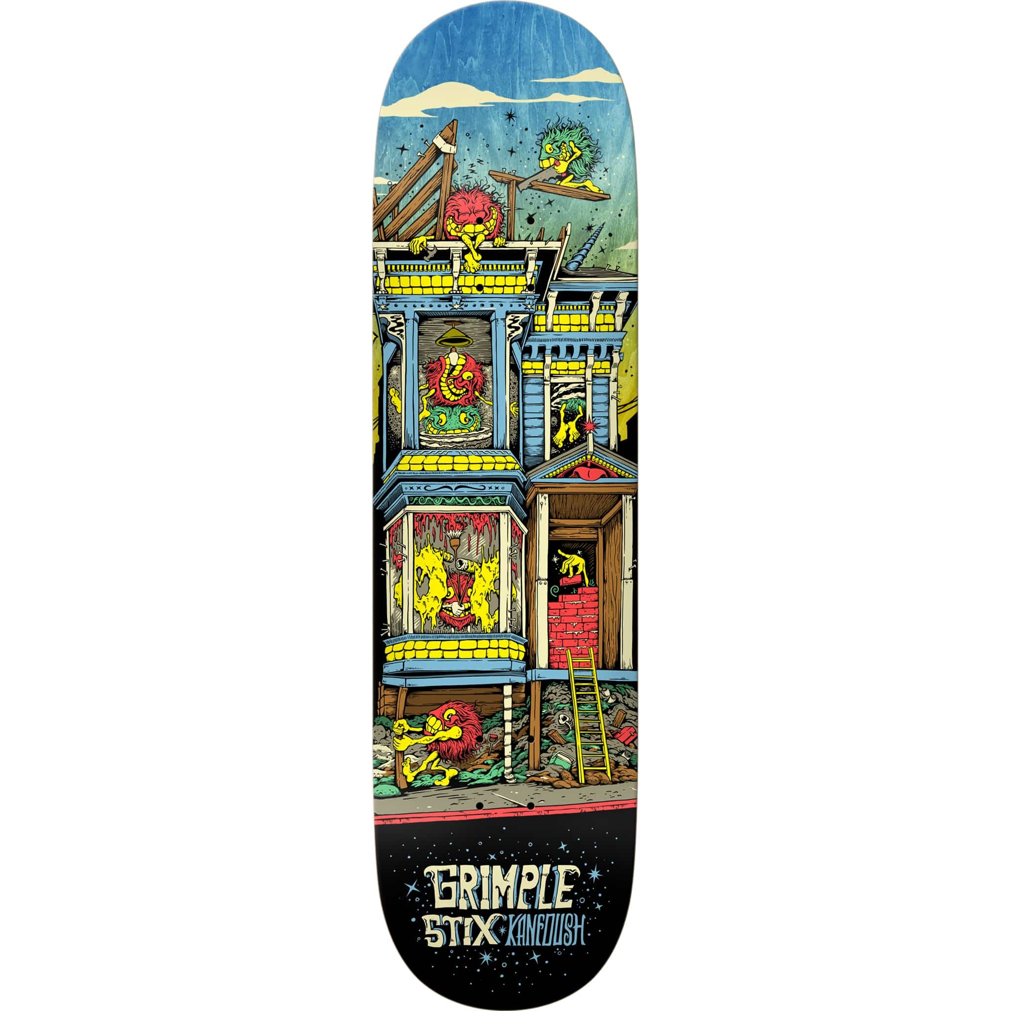 Anti Hero Grimple Stix Kanfoush Victorians Skateboard Deck 8.75" Skateboard