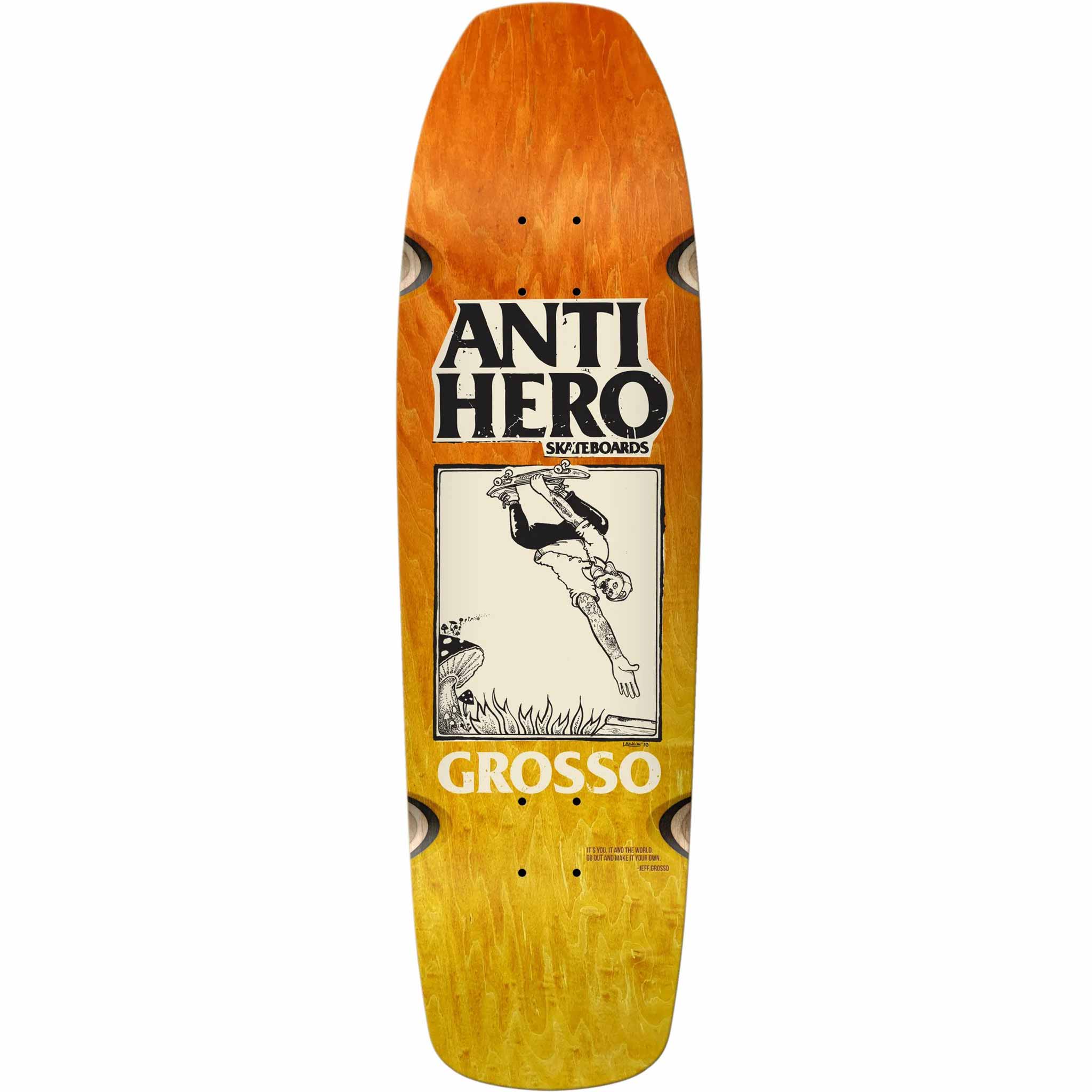 Anti Hero Grosso Skate Shop Day Exclusive Plant Fade 9.25" Skateboard Deck Skateboard