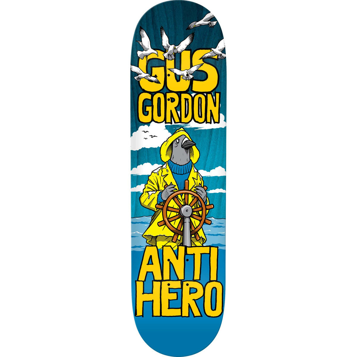 Anti Hero Gus Gordon Pro Fishstick Skateboard Deck 8.25" Skateboard