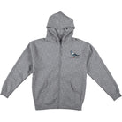 Anti Hero Lil Pigeon Zip Up Hoodie Heather Grey Sweatshirts