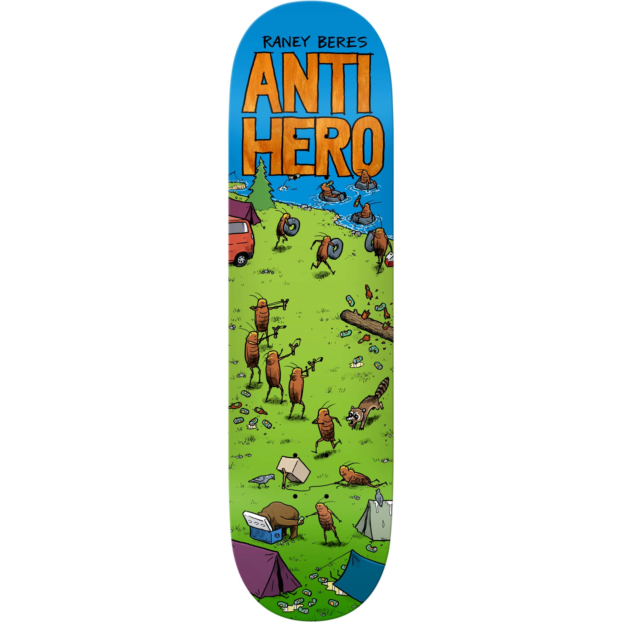 Anti Hero Raney Beres Roached Out 2 Skateboard Deck 8.62" Skateboard