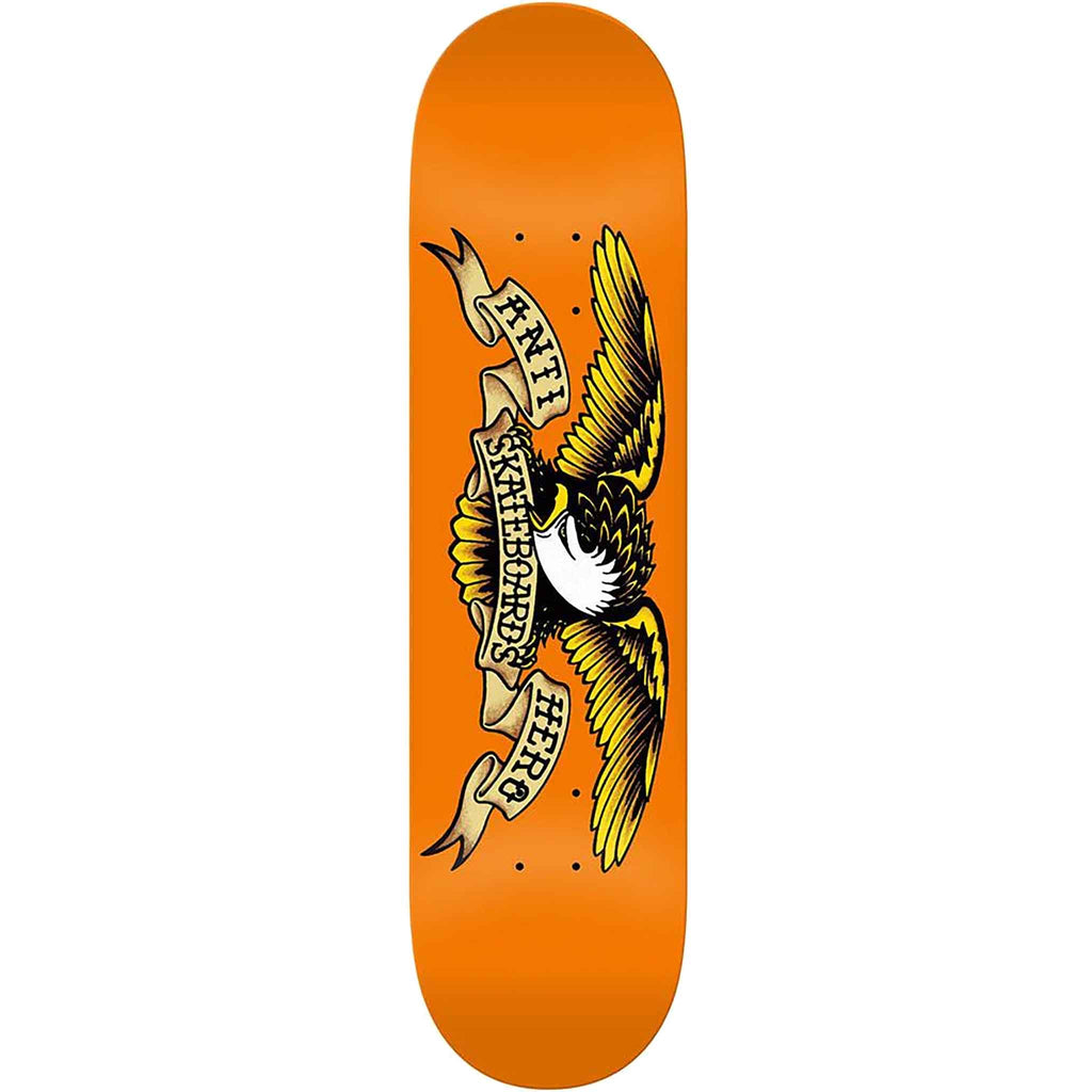 Anti Hero Team Classic Eagle Orange 9" Skateboard Deck Skateboard