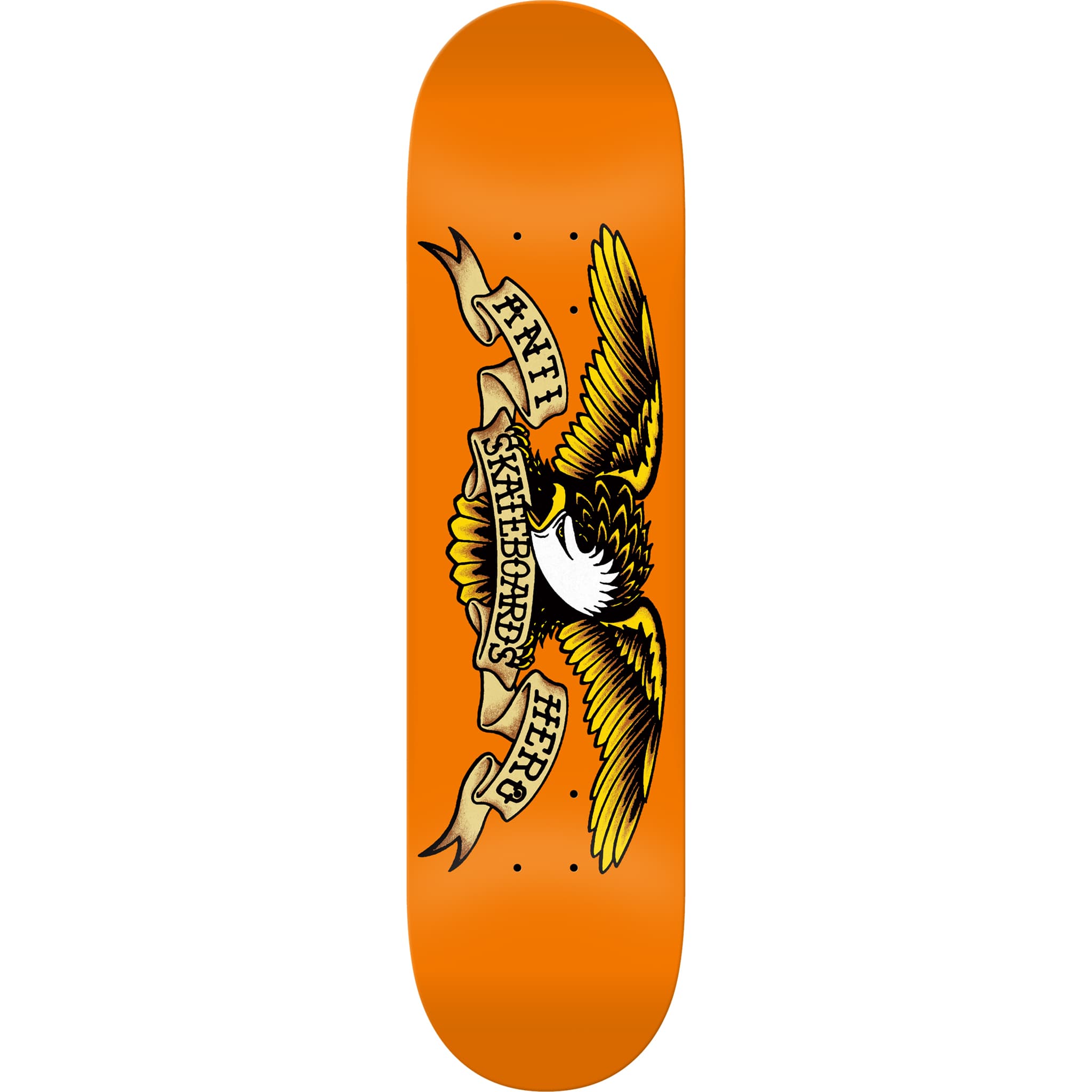 Anti Hero Team Classic Eagle Orange Skateboard Deck 9" Skateboard