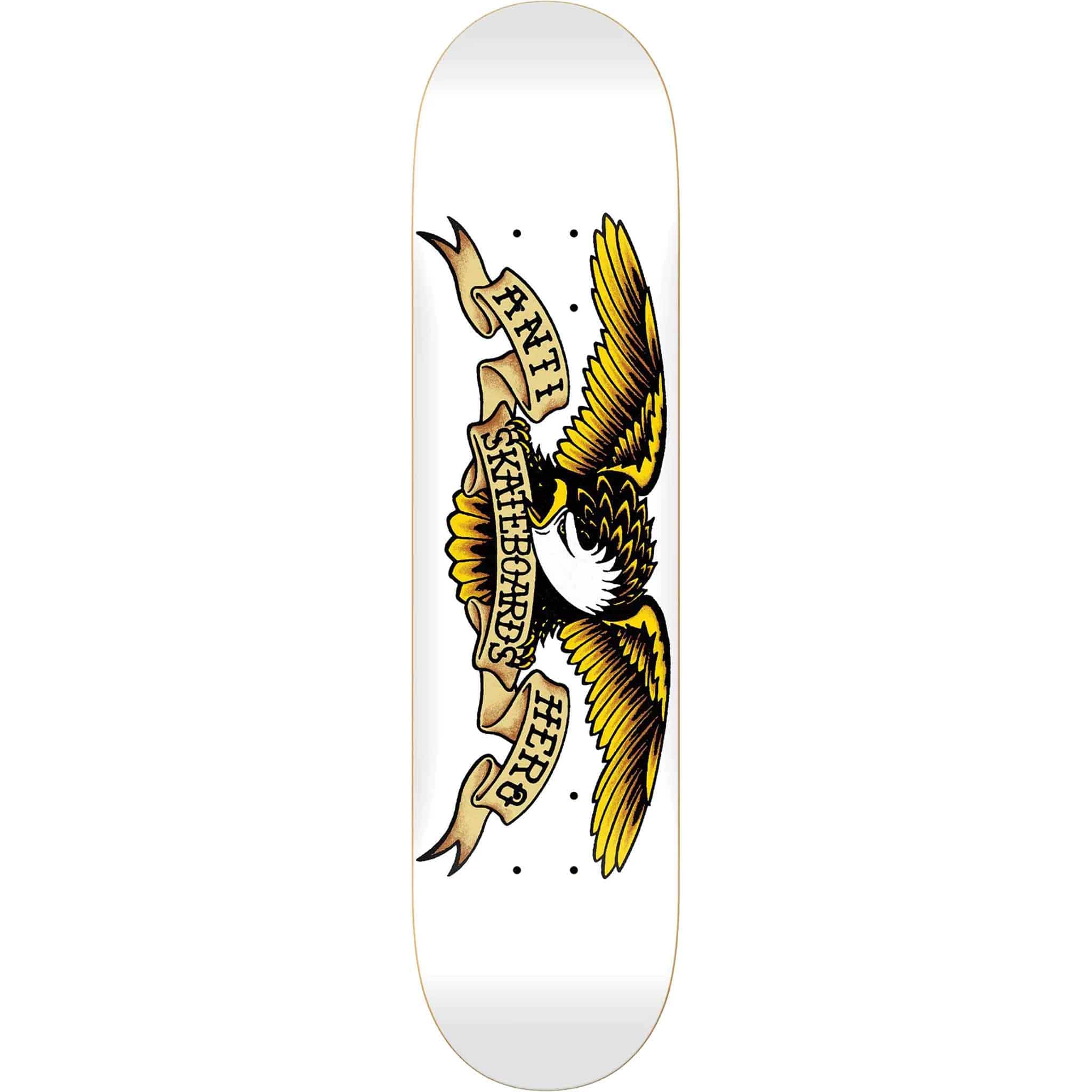 Anti Hero Team Classic Eagle White 8.75" Skateboard Deck Skateboard