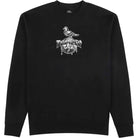 AntiHero Thrasher Collab Cover the Earth Crewneck Black T Shirt