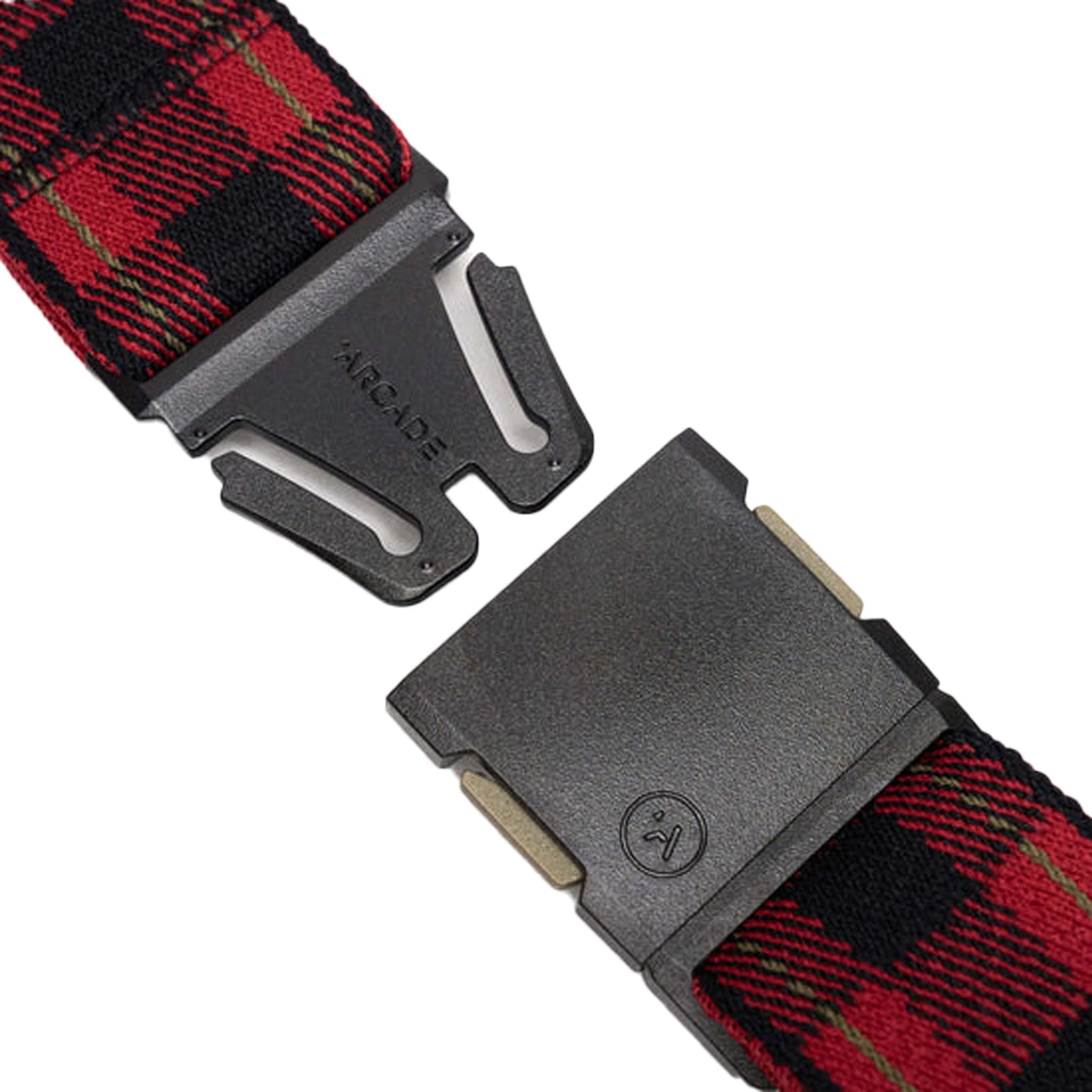 Arcade Plaid Belt Black Burnt BELT