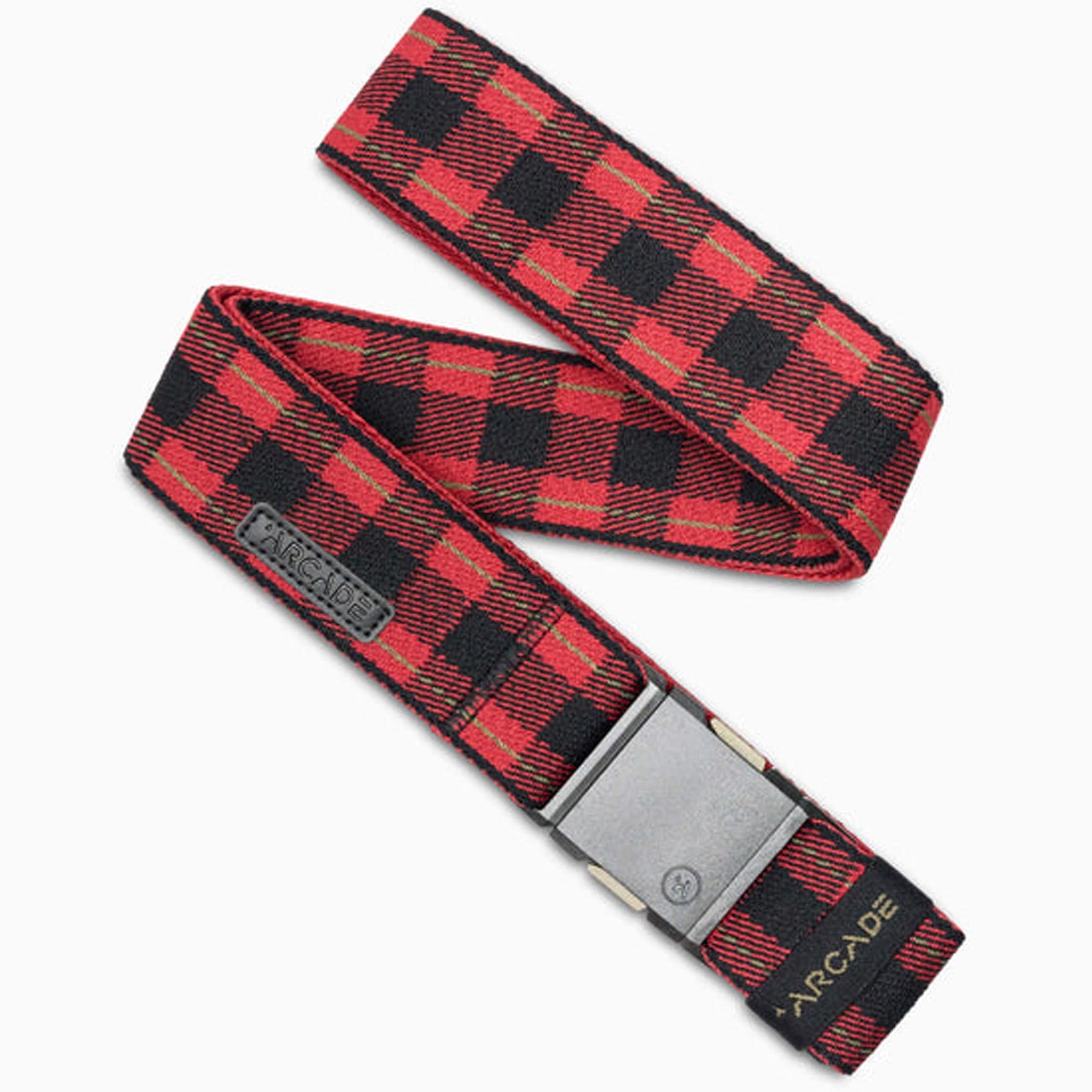 Arcade Plaid Belt Black Burnt BELT