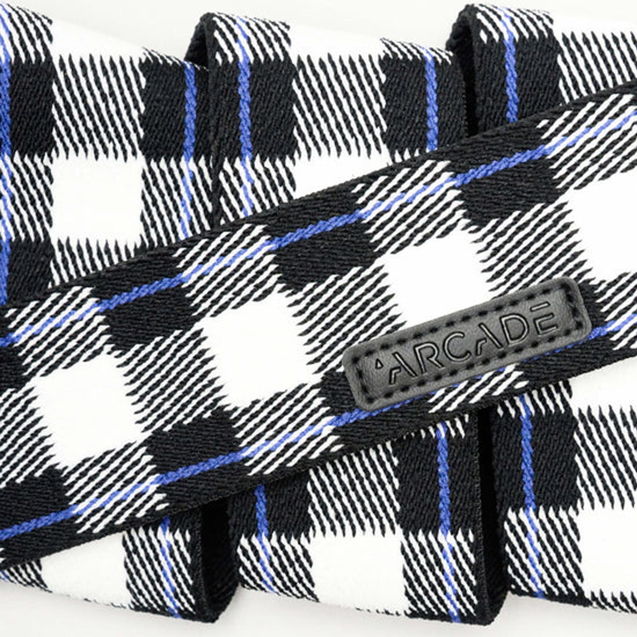 Arcade Plaid Belt Cobalt Black BELT