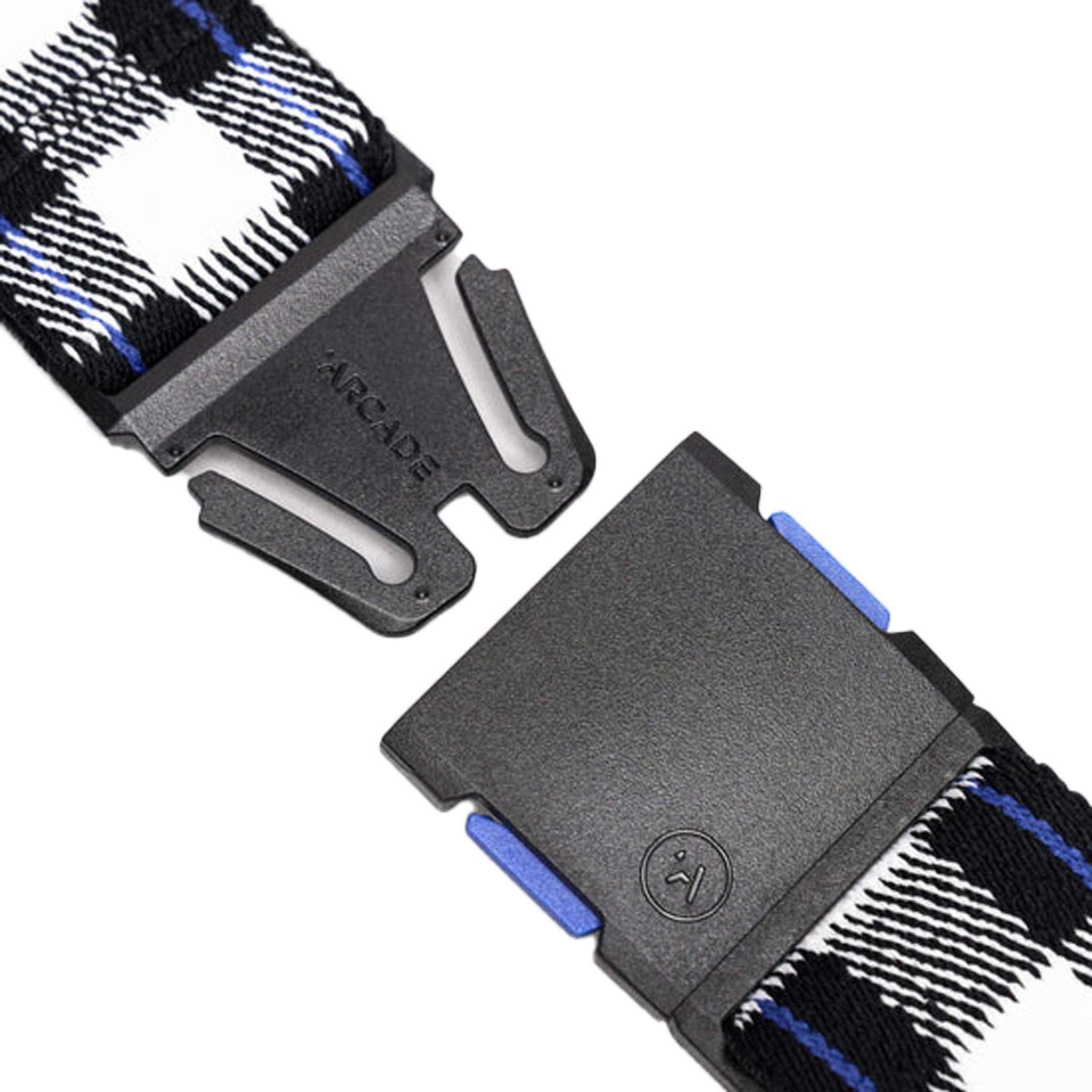 Arcade Plaid Belt Cobalt Black BELT