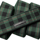 Arcade Plaid Belt Emerald Wine BELT