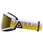 Ashbury Blackbird White Flame Goggles
