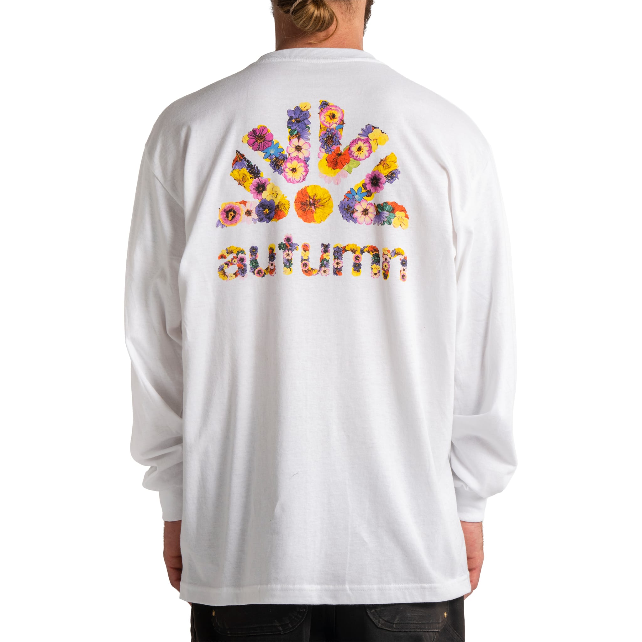 Autumn Blossom Icon LS T-Shirt White T Shirt