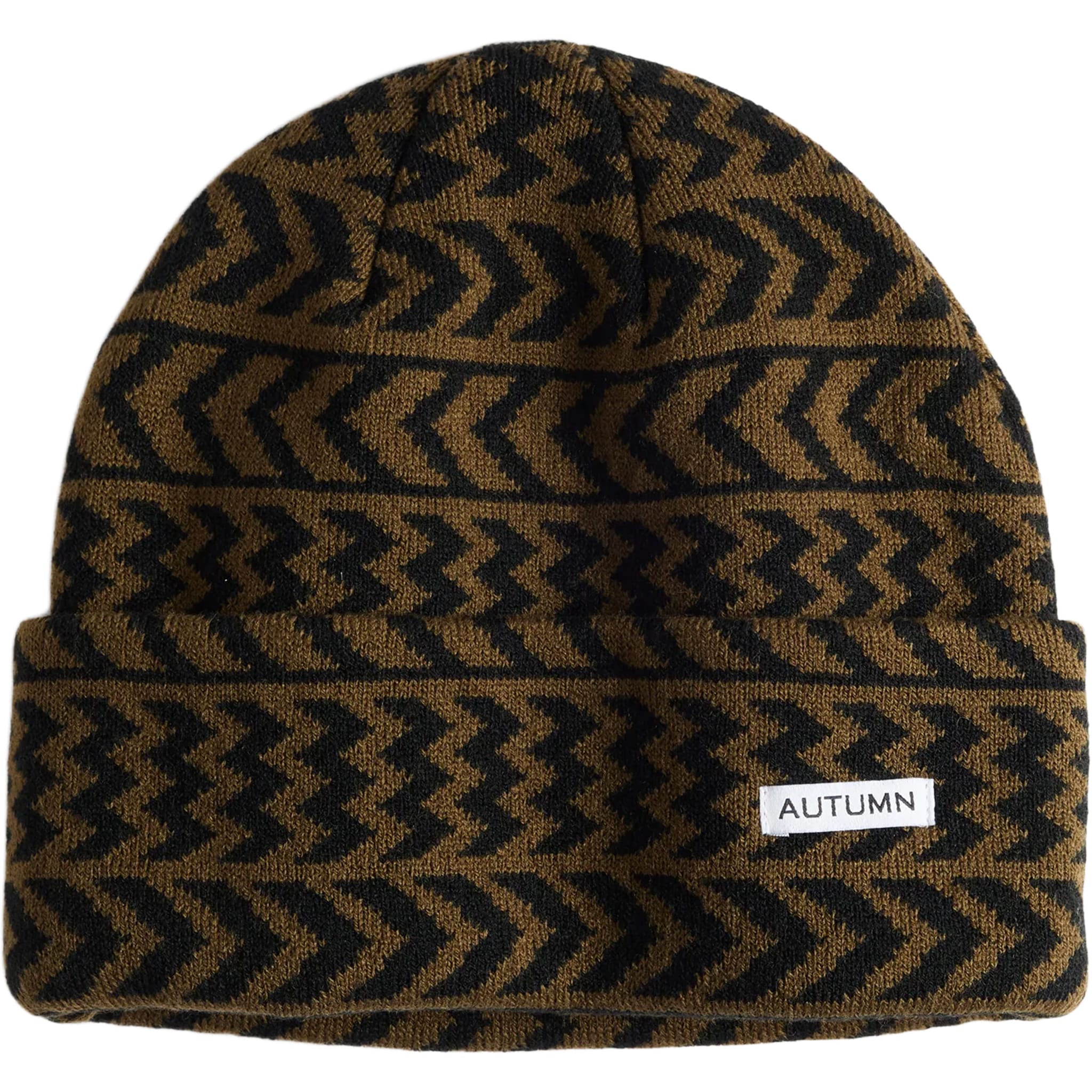 Autumn Chevron Beanie Army Beanie