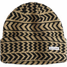 Autumn Chevron Beanie Chinchilla Beanie