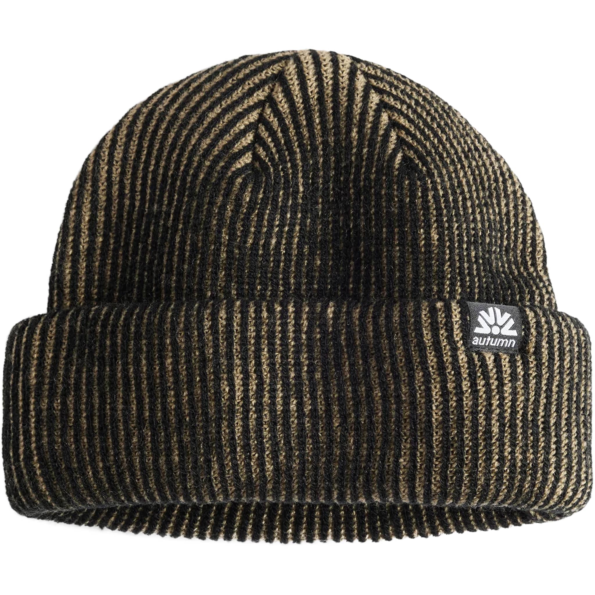 Autumn Double Roll Beanie Chinchilla Beanie