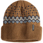 Autumn Fairisle Beanie Light Brown Beanie