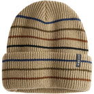 Autumn Multi Stripe Beanie Chinchilla Beanie