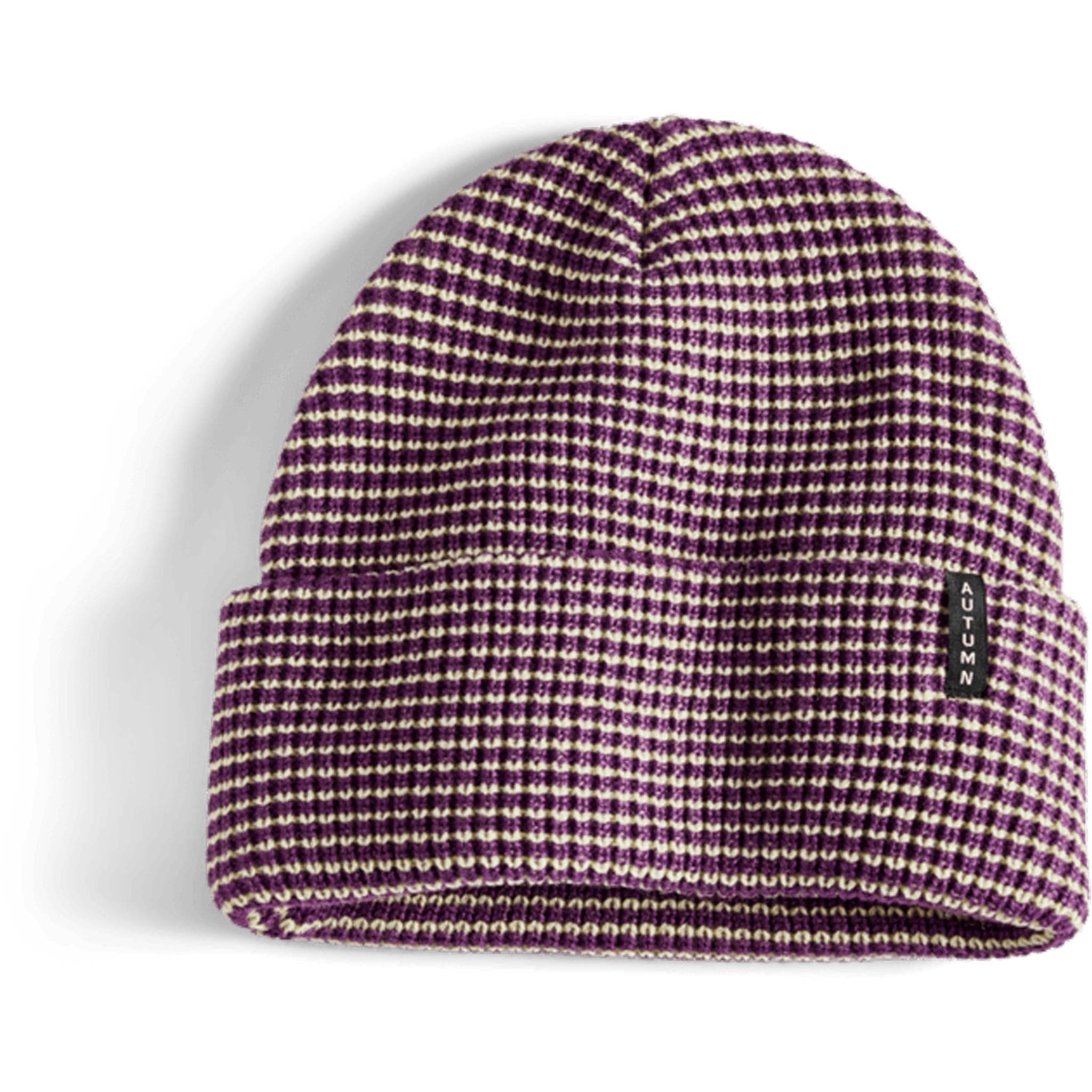 Autumn Select Stripe Beanie Eggplant Beanie